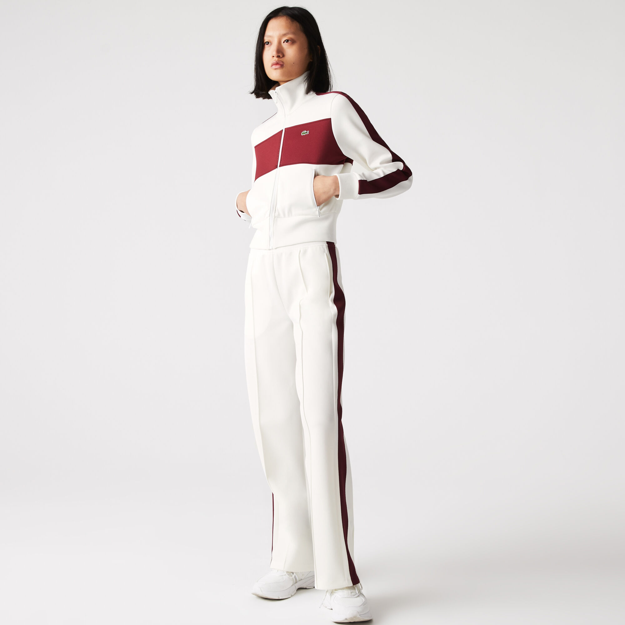 Womens colour block tracksuit best sale