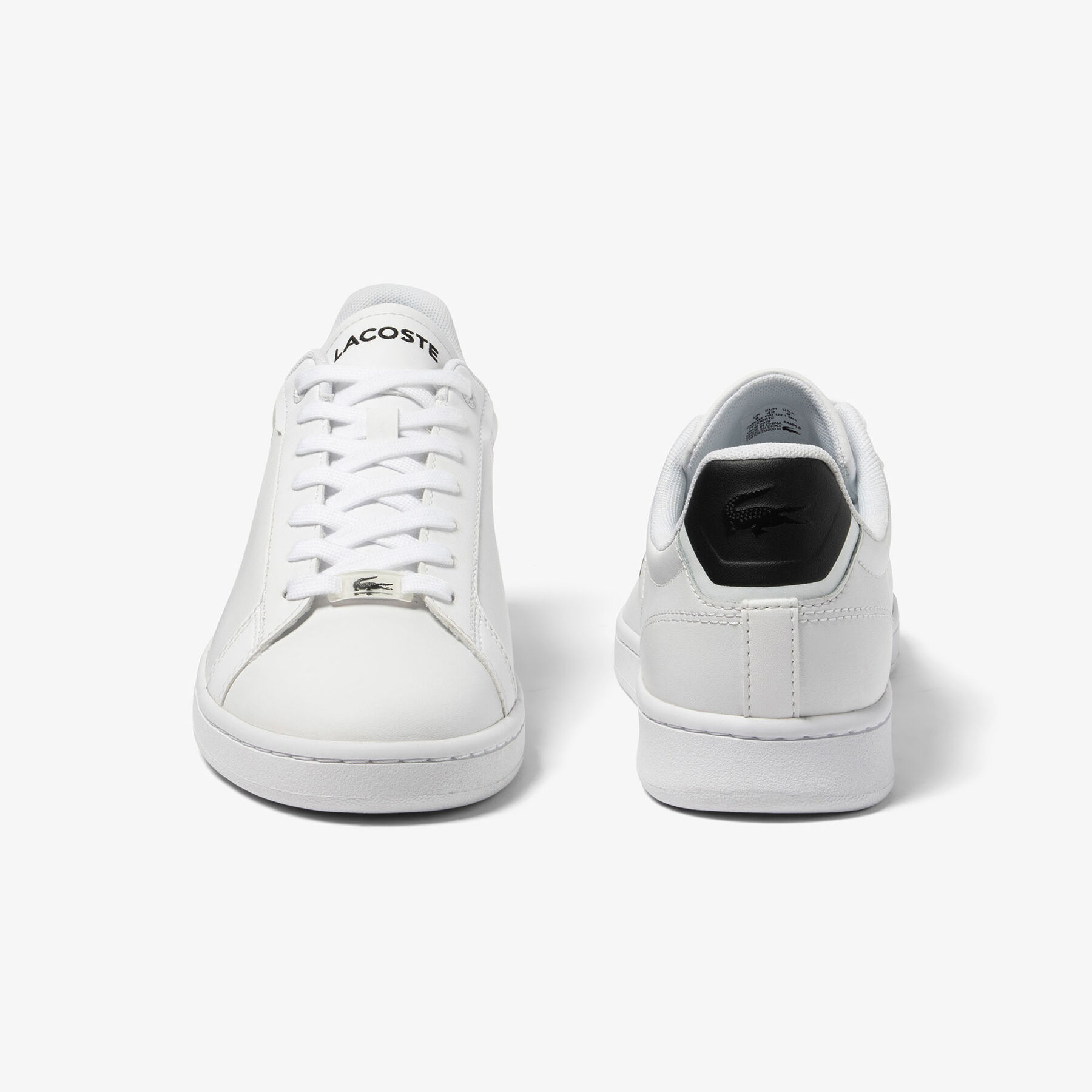 Men's Lacoste Carnaby Pro Leather Heel Pop Trainers men s lacoste carnaby pro leather heel pop trainers
