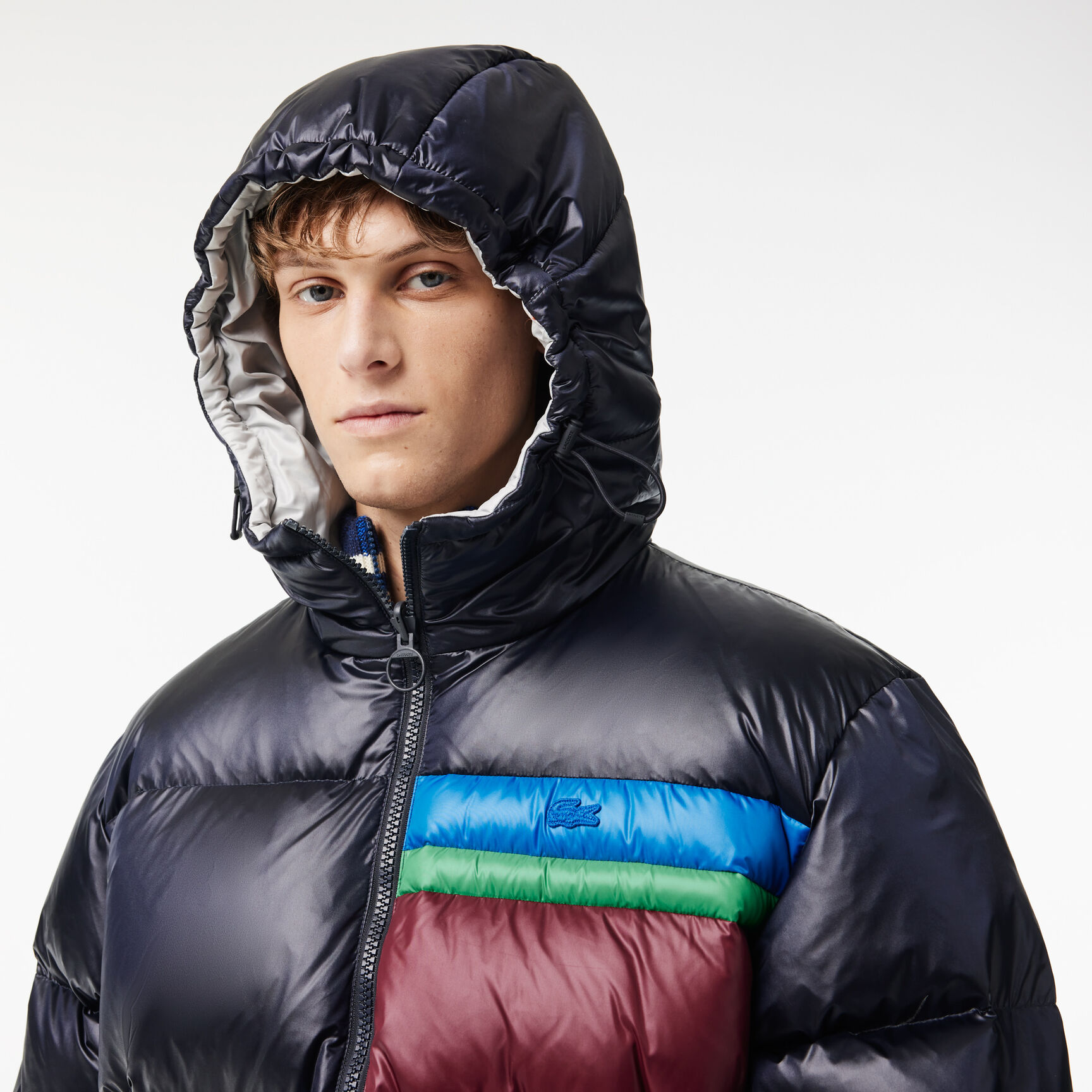 Reversible Colourblock Accent Down Jacket