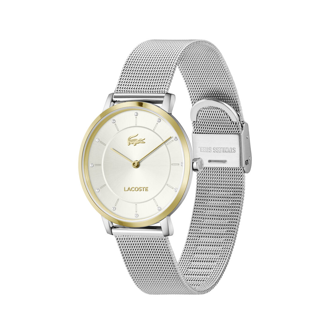 Lacoste Crocorigin Women's Silver Dial Watch Lacoste Crocorigin Women's Silver Dial Watch