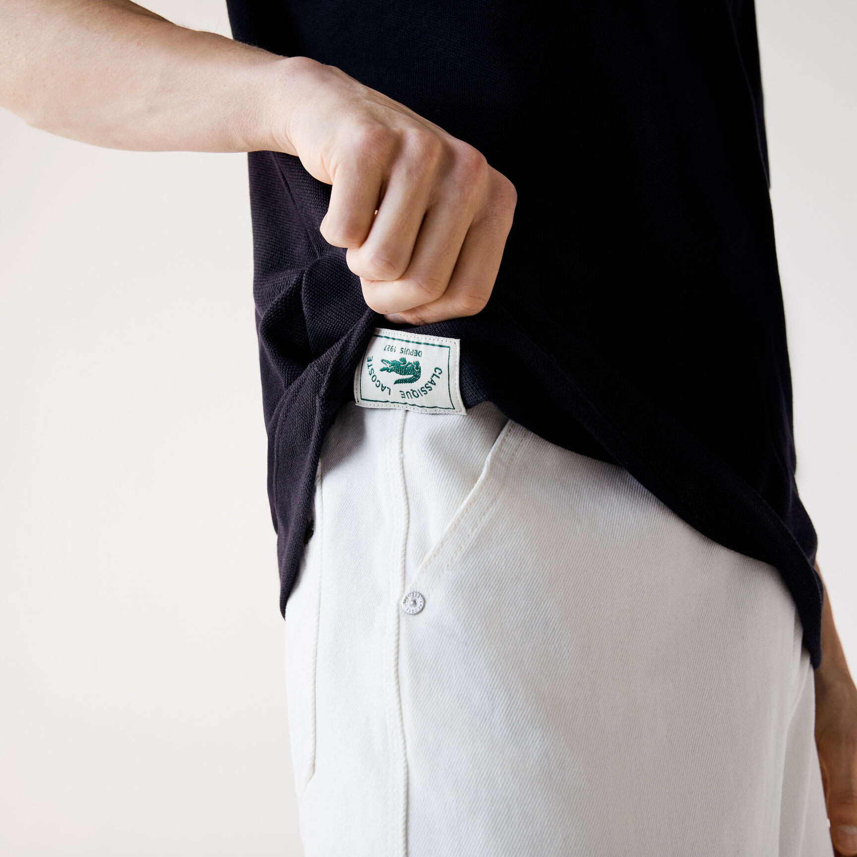 Men's Lacoste Classic Fit L.12.21 Organic Cotton Pique Polo Shirt Men's Lacoste Classic Fit L.12.21 Organic Cotton Pique Polo Shirt