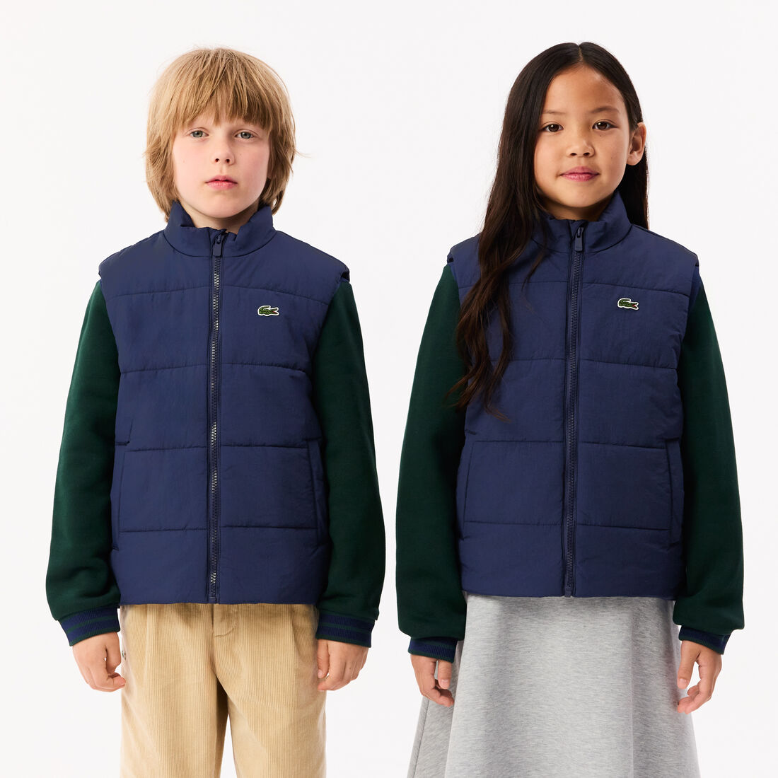 Kids' Lacoste Taffeta Vest Jacket