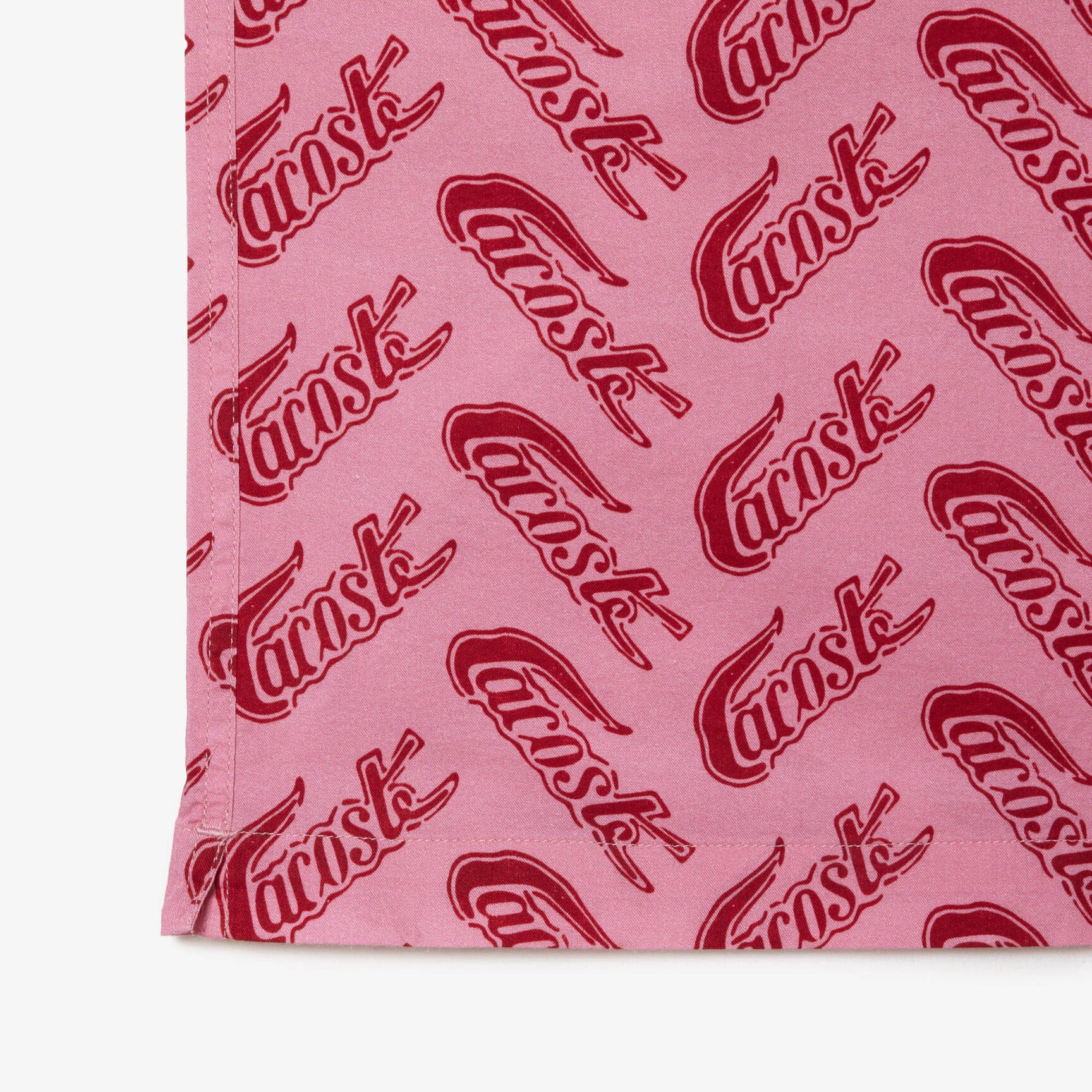 Men's Lacoste Short Sleeve Vintage Print Shirt Men's Lacoste Short Sleeve Vintage Print Shirt