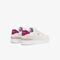 لاكوست حذاء رياضي نسائي من الجلد المدبوغ بتصميم مشبك على شكل حرف t