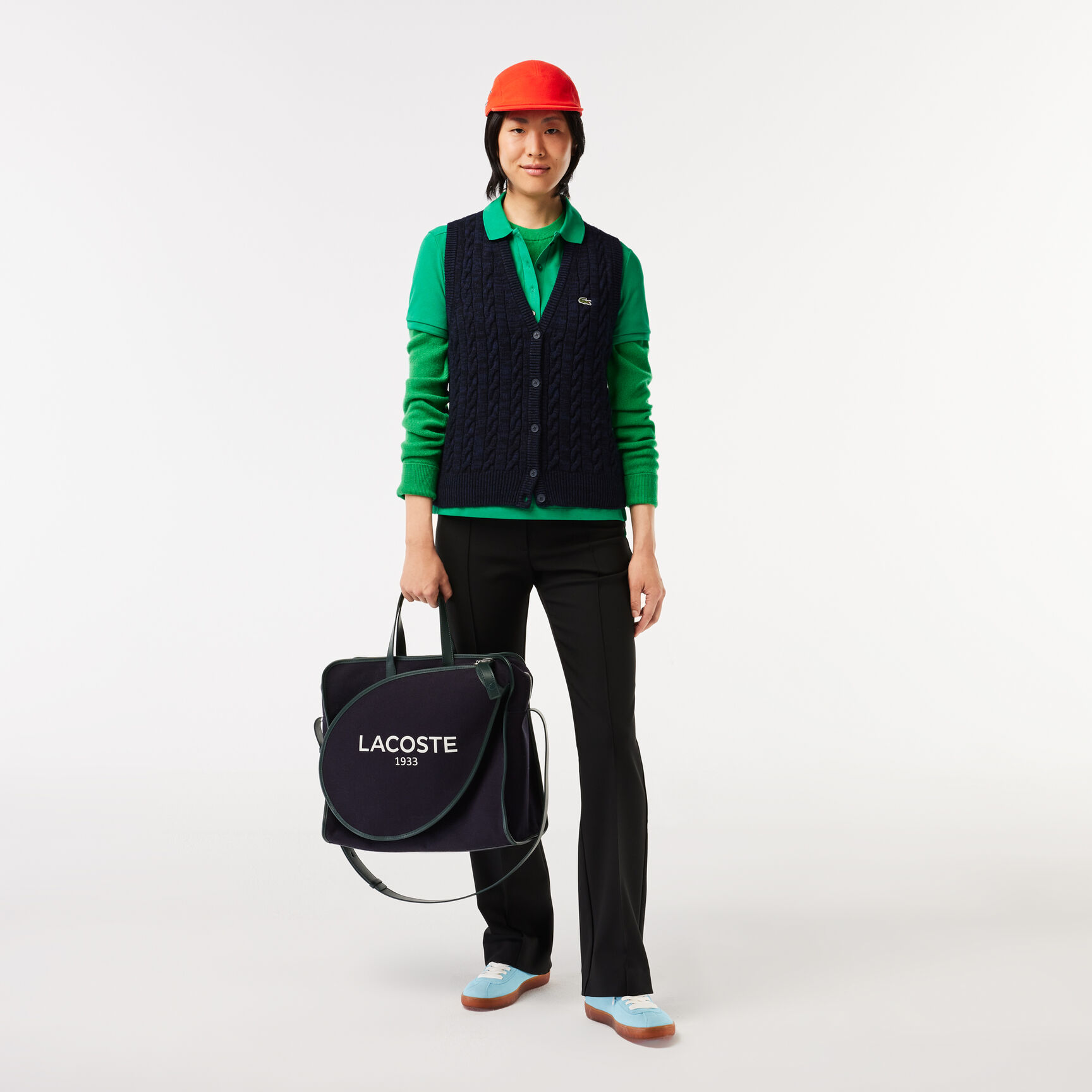 بنطال كارغو جبردين قطن مطاطي بنطال كارغو جبردين قطن مطاطي