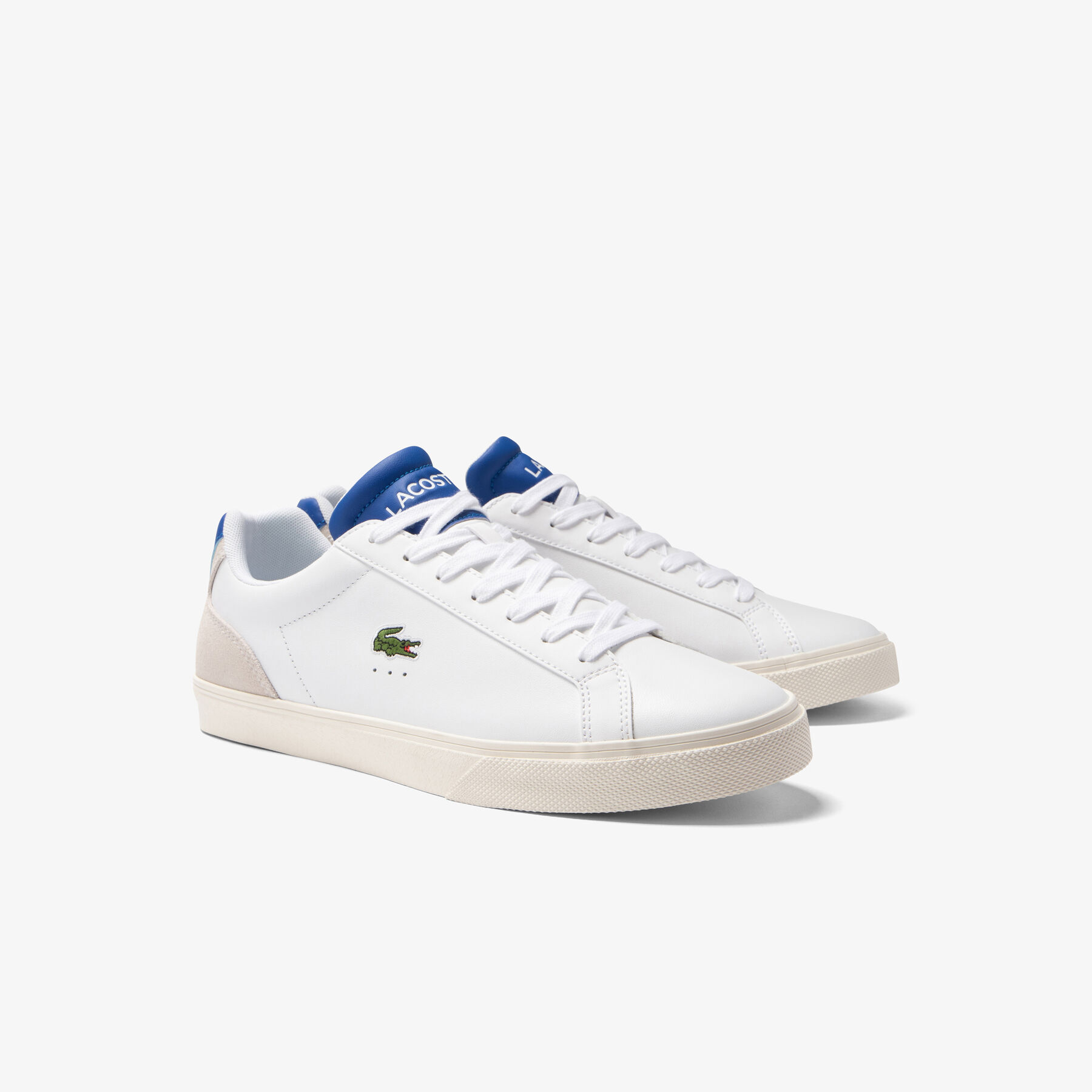 men s lacoste lerond pro leather heel pop trainers