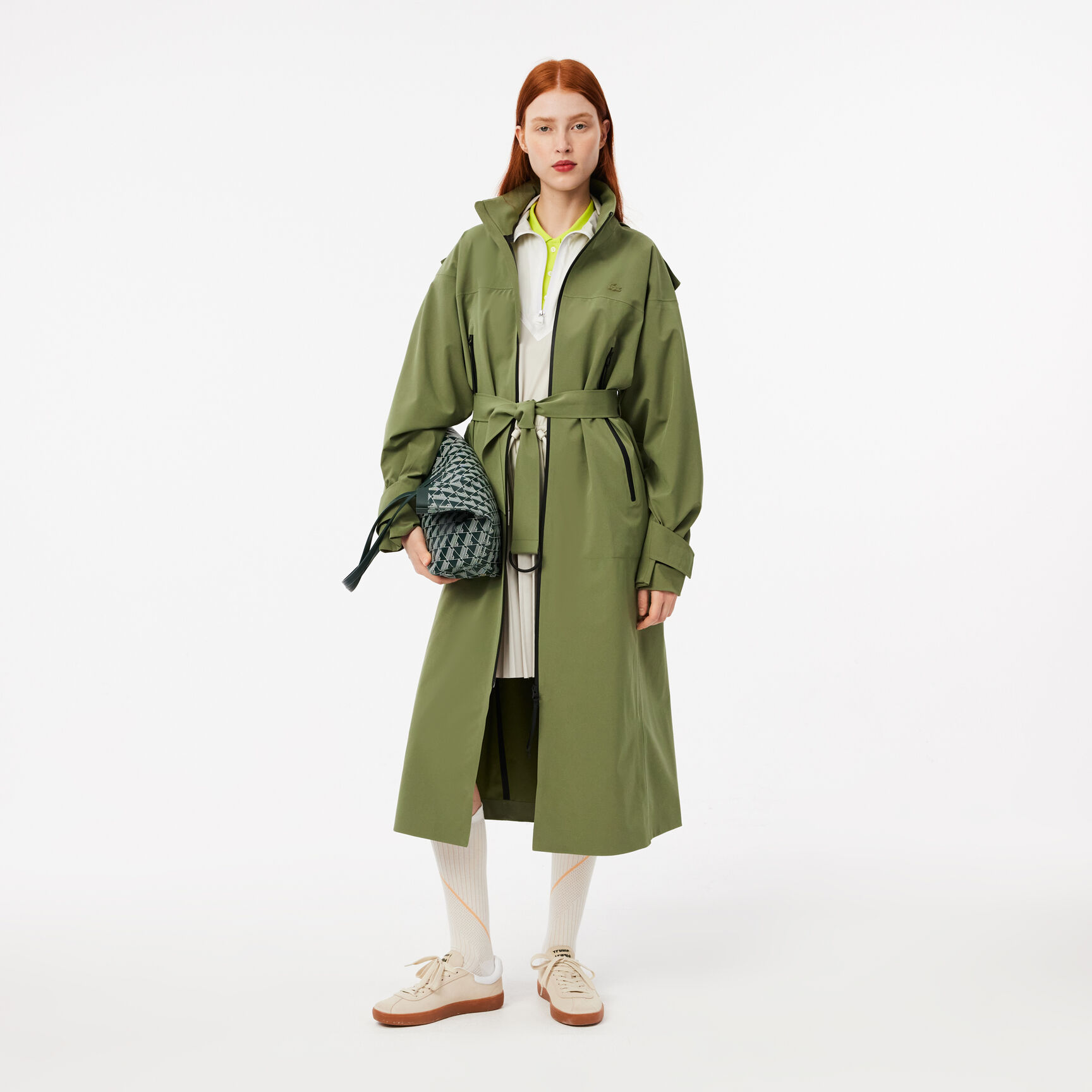 Long-Sleeved Colourblock Dress