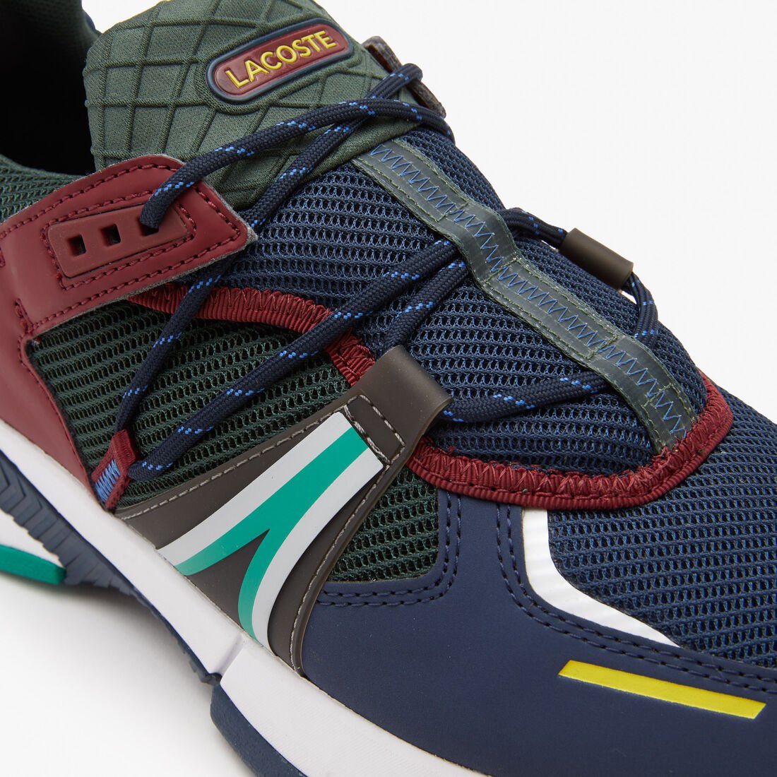 Men's Lacoste L003 Textile Color-Pop Sneakers Men's Lacoste L003 Textile Color-Pop Sneakers