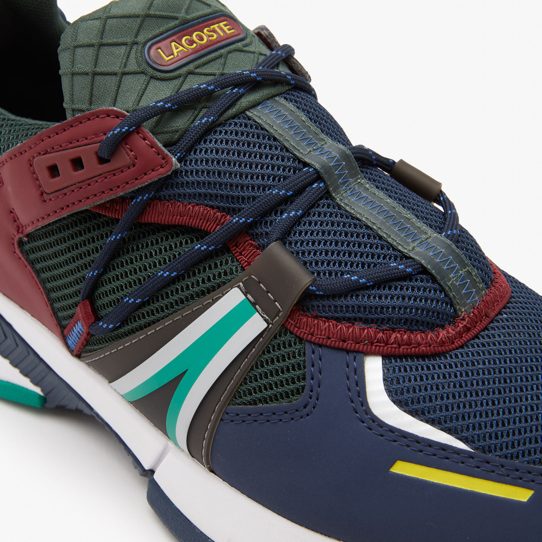 سنيكرز لاكوست L003 قماش بألوان متعددة للرجال سنيكرز لاكوست L003 قماش بألوان متعددة للرجال