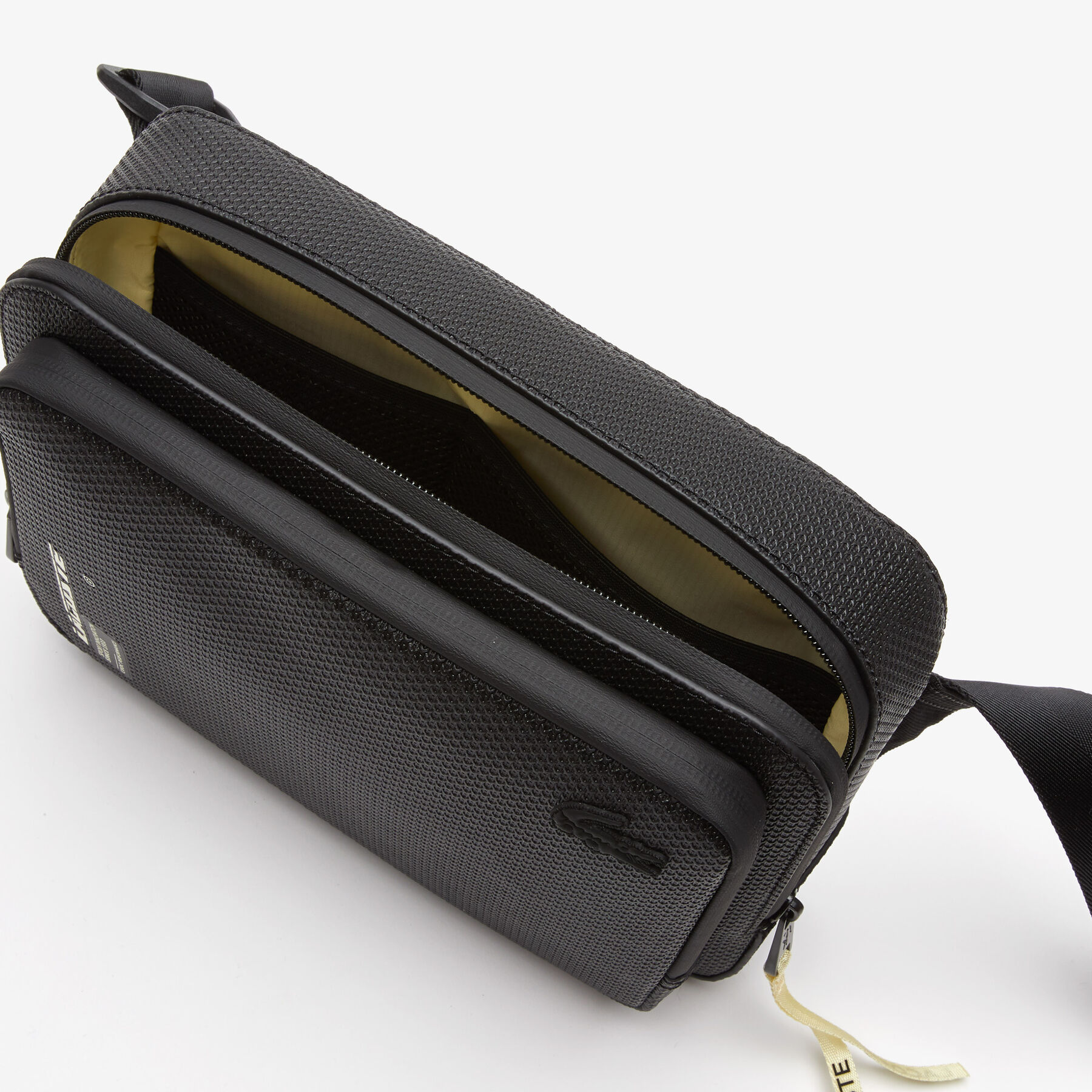 Men's Chantaco Contrast Branded Zip Reporter Bag lacoste men s chantaco contrast branded zip reporter bag