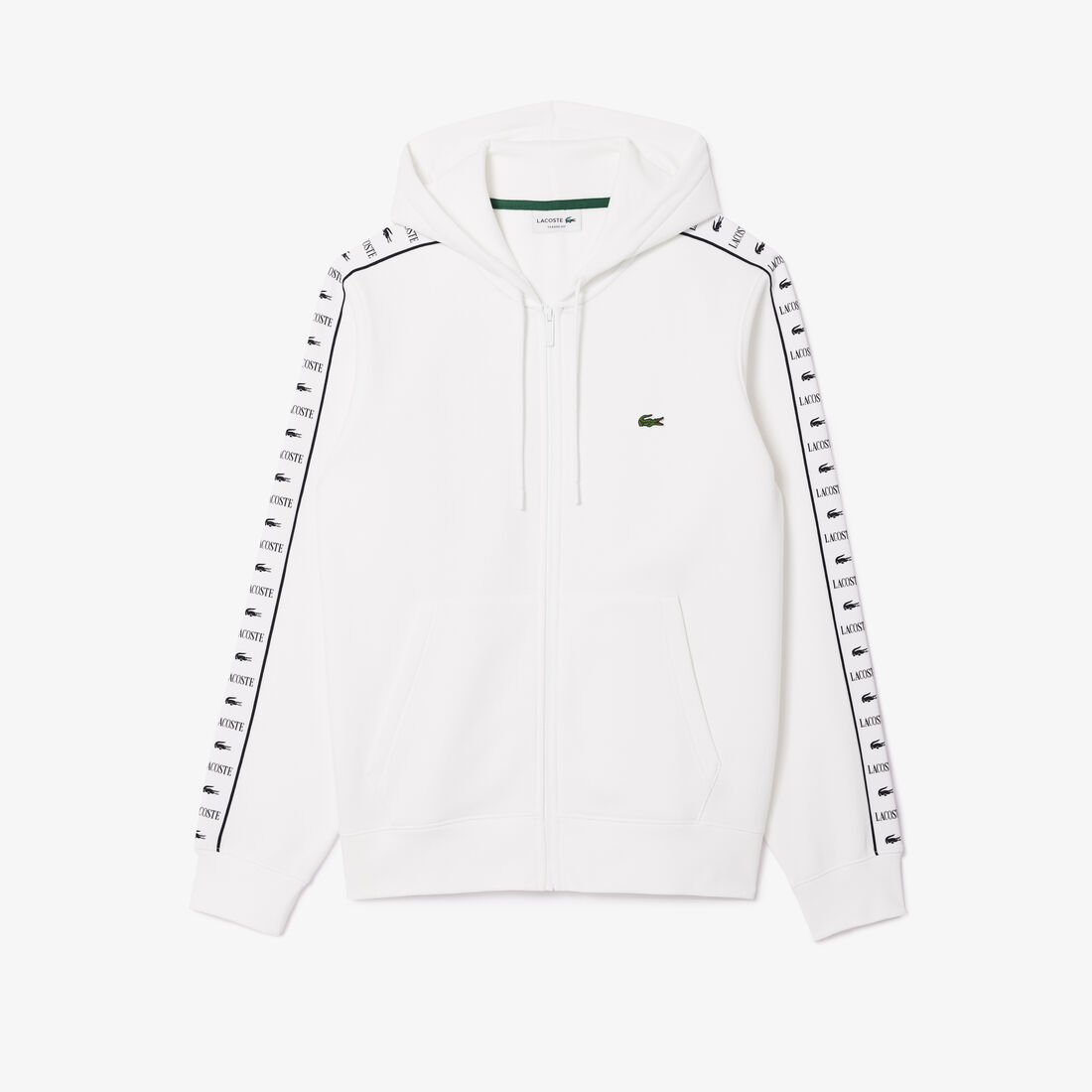 Logo Stripe Zip-Up Hoodie Logo Stripe Zip-Up Hoodie