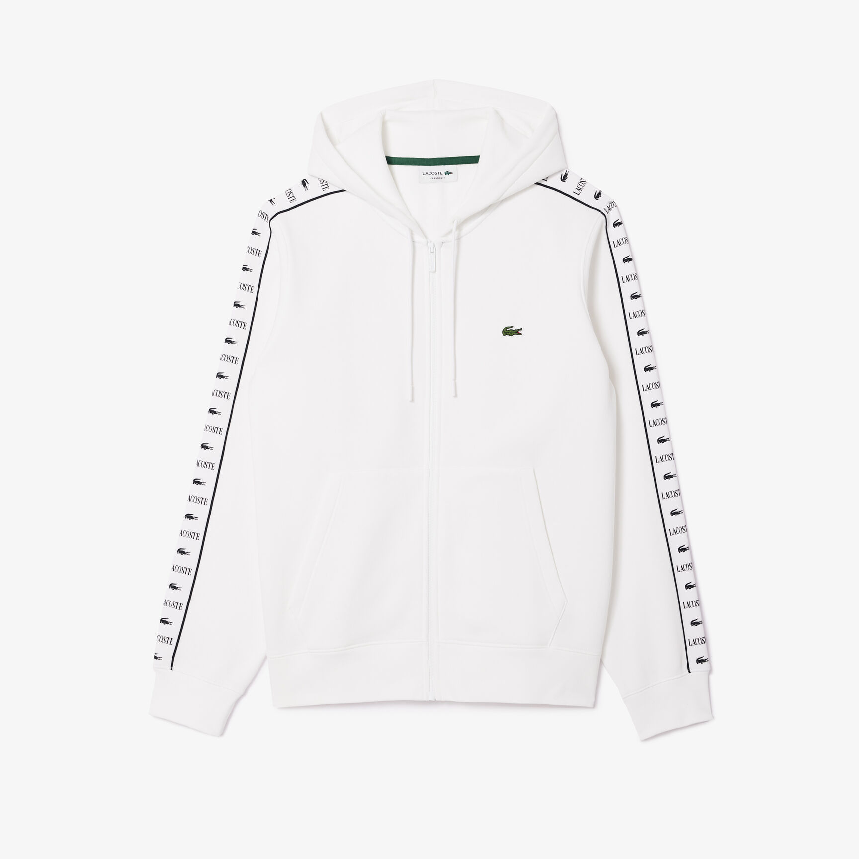 Logo Stripe Zip-Up Hoodie Logo Stripe Zip-Up Hoodie