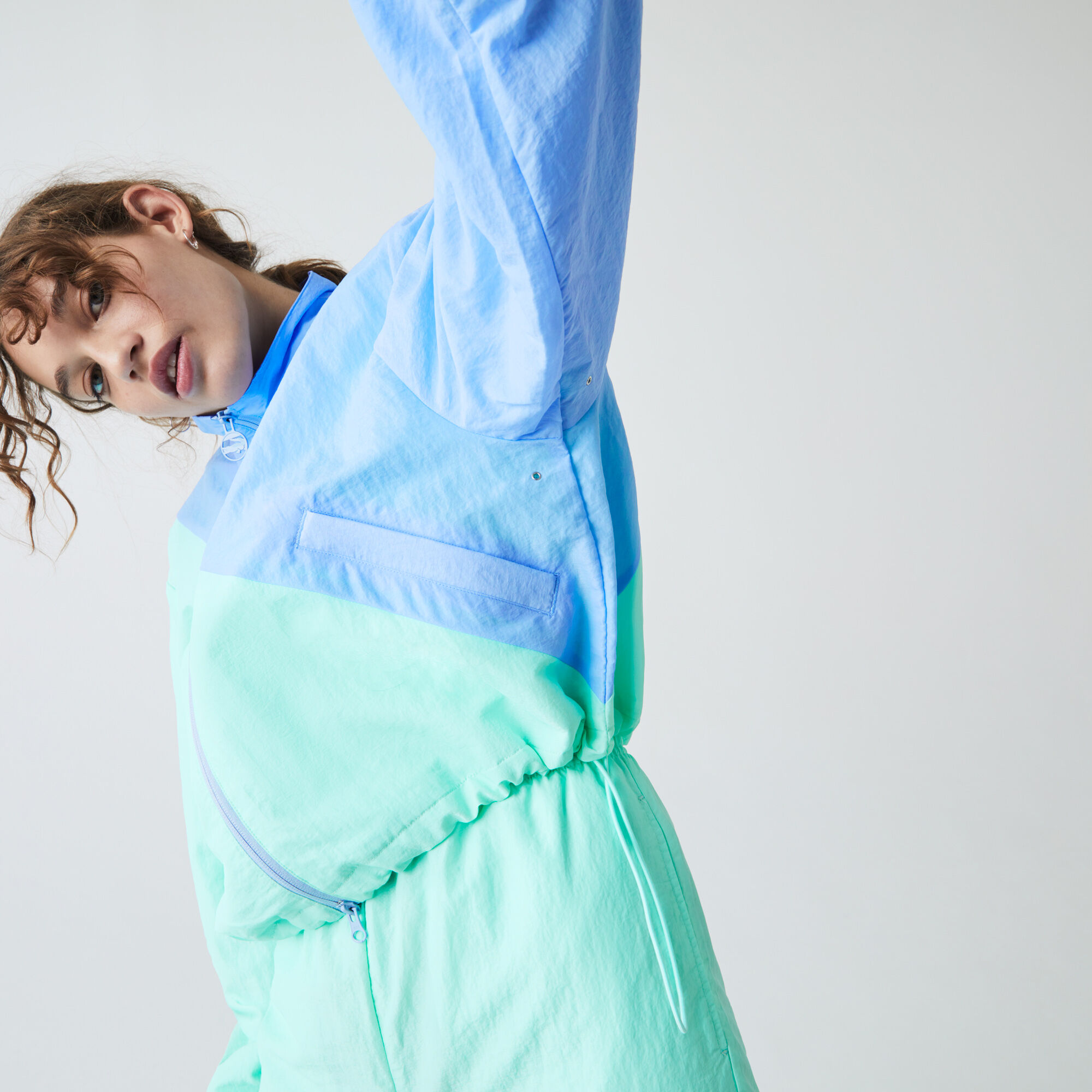 Women’s Lacoste LIVE Bicolour Zip Windbreaker Women’s Lacoste LIVE Bicolour Zip Windbreaker