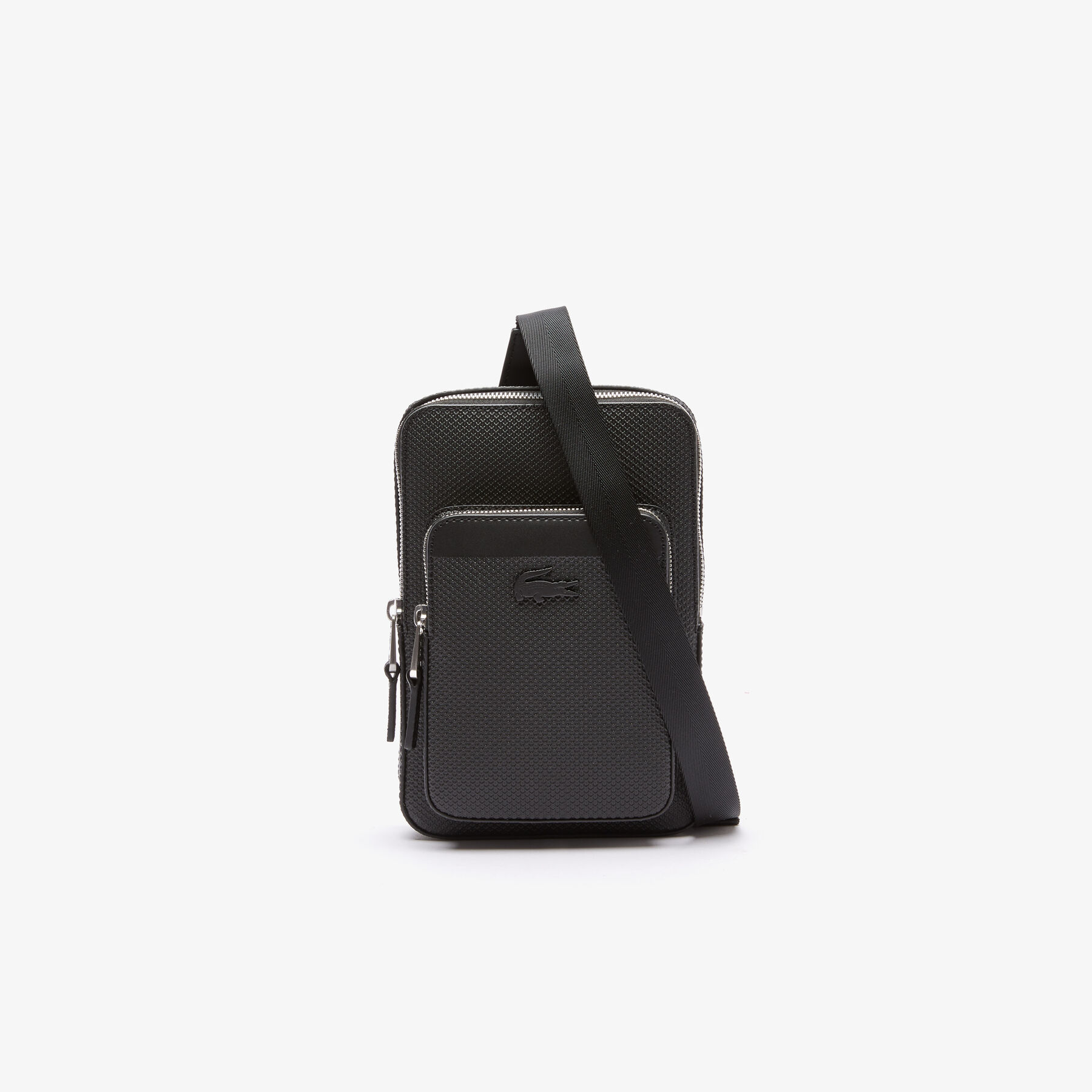Men's Chantaco Piqué Leather Body Bag lacoste men s chantaco piqu leather body bag