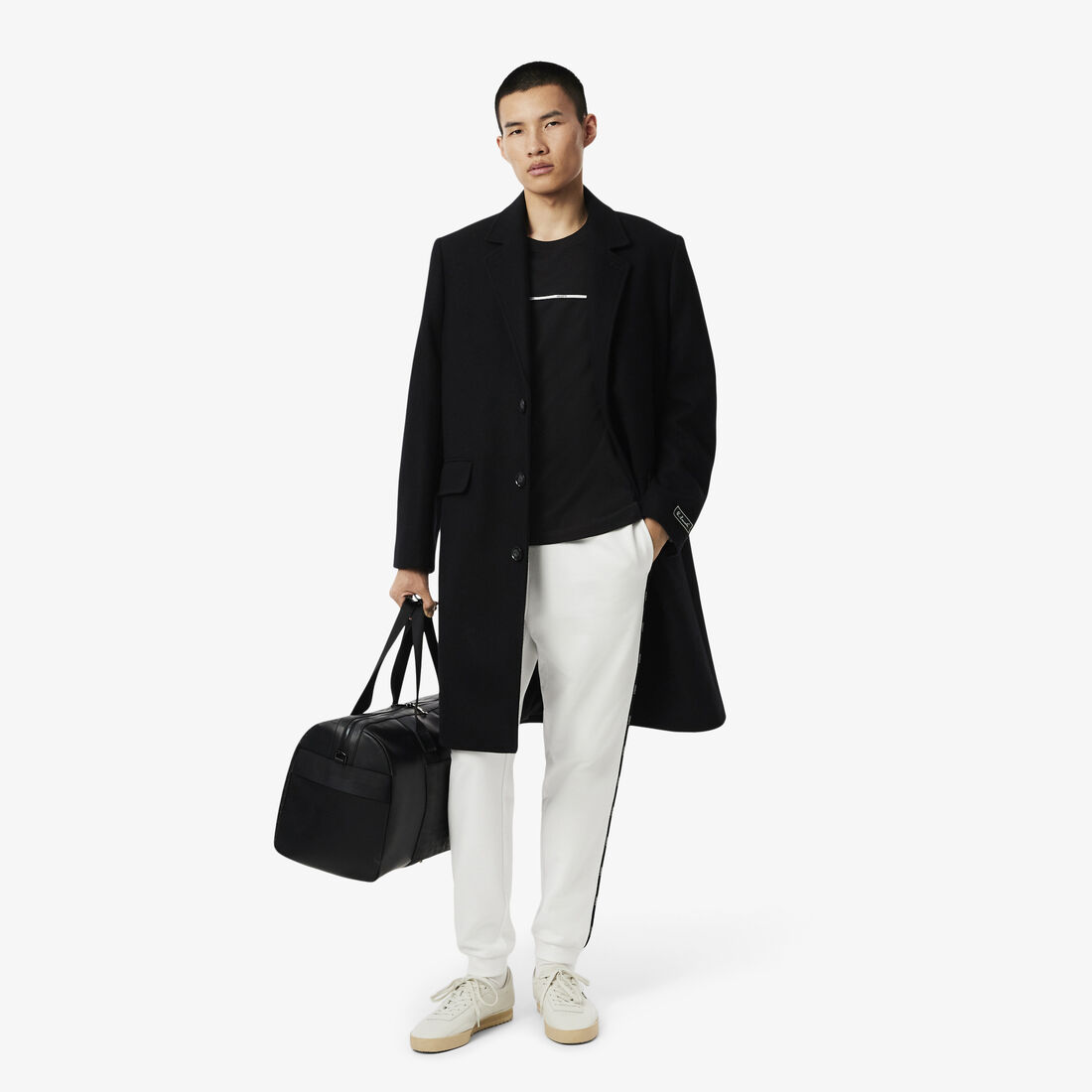 Lacoste Trim Cotton Jersey T-shirt Lacoste Trim Cotton Jersey T-shirt