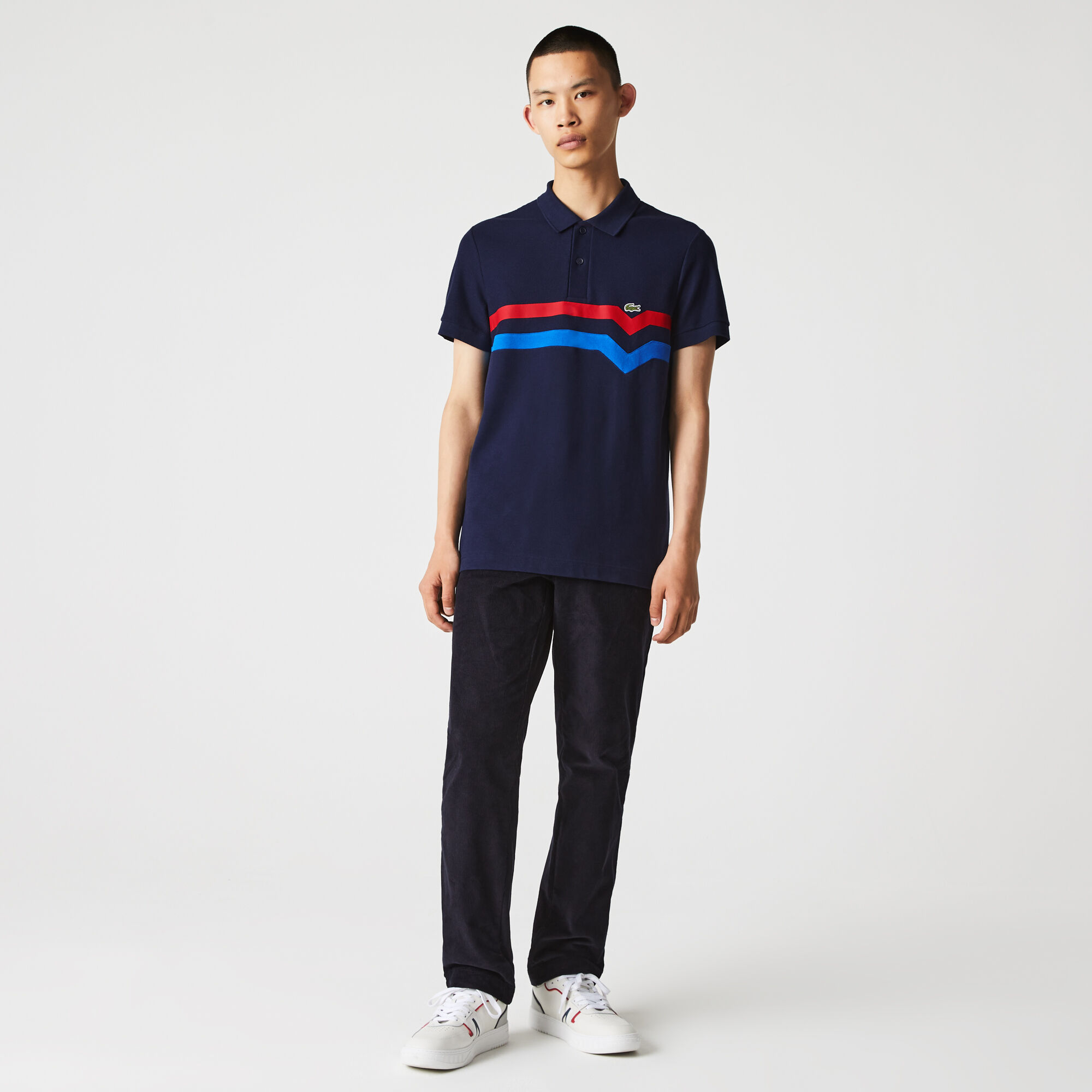 Men s Lacoste Made In France Regular Fit Organic Cotton Polo