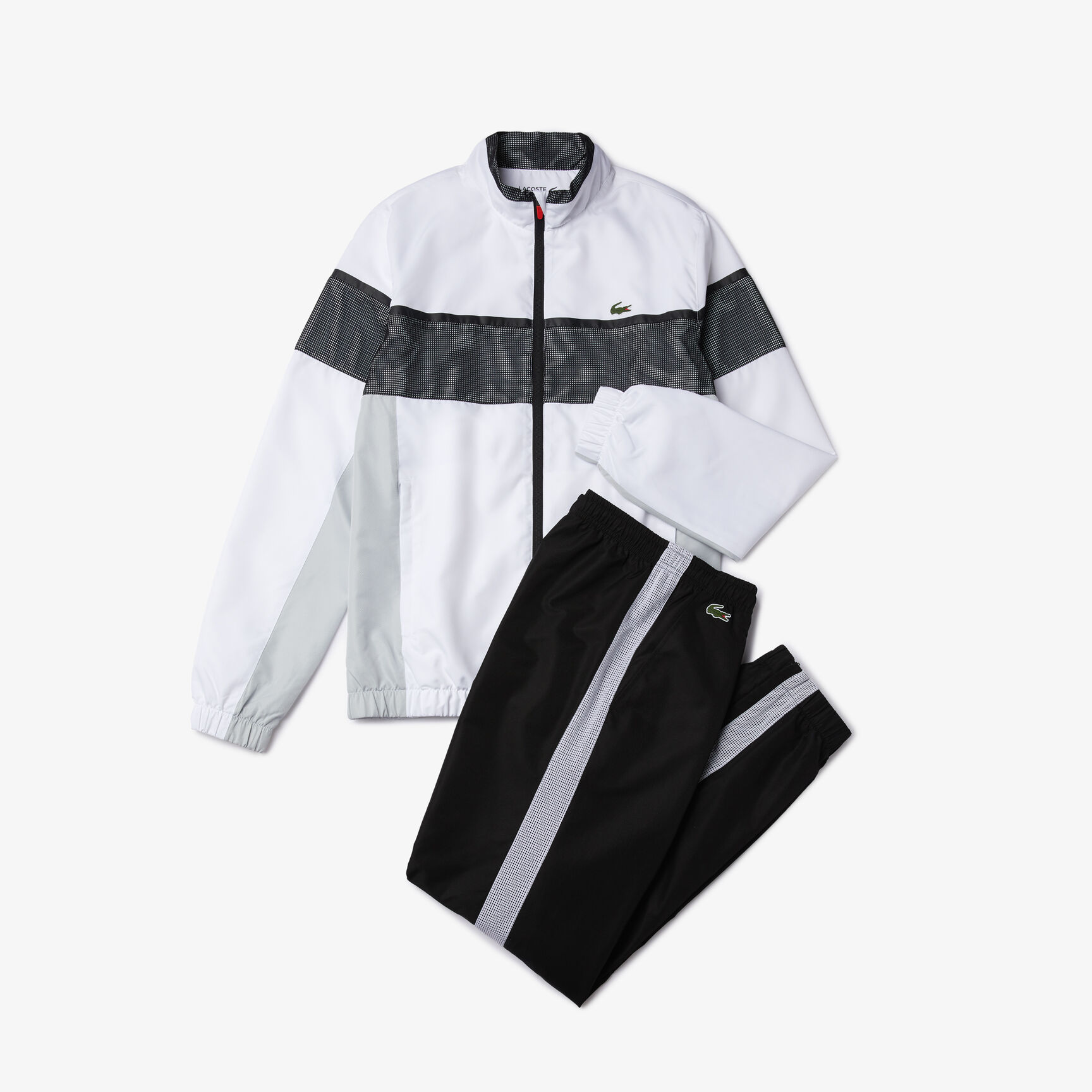 Men's Lacoste SPORT Taffeta And Jersey Tennis Tracksuit Men's Lacoste SPORT Taffeta And Jersey Tennis Tracksuit