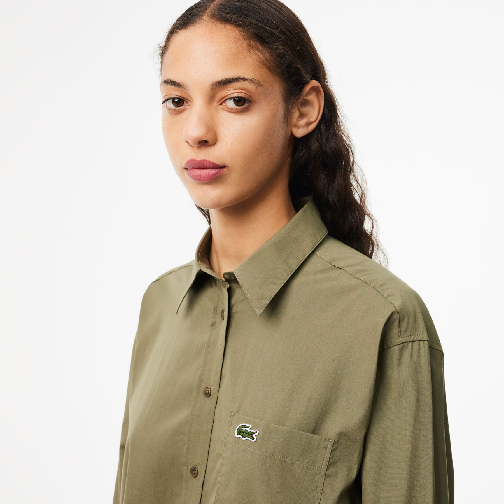 Oversized Fit Cotton Poplin Shirt Oversized Fit Cotton Poplin Shirt