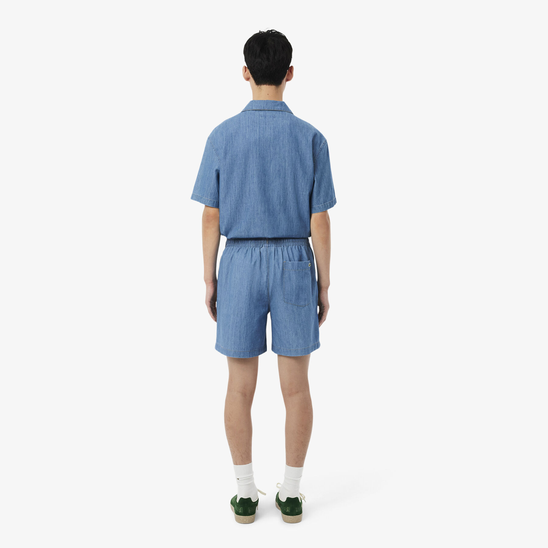 Relaxed Fit Denim Shorts lacoste relaxed fit denim shorts