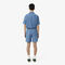 Relaxed Fit Denim Shorts lacoste relaxed fit denim shorts