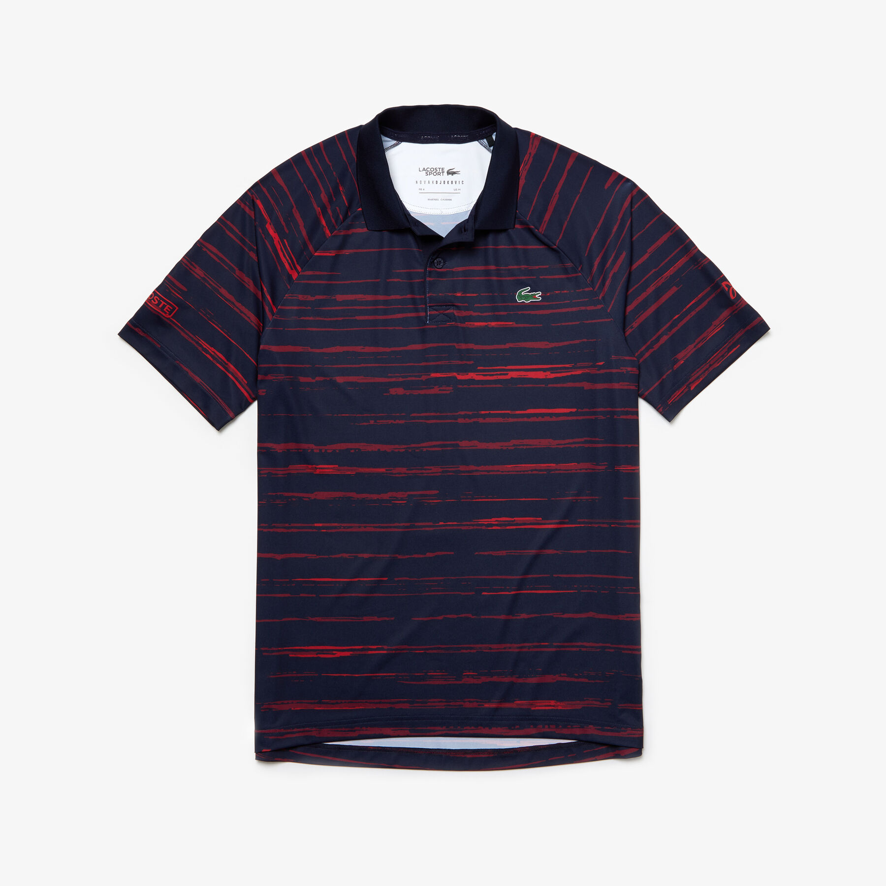 Men's Lacoste SPORT x Novak Djokovic Print Jersey Polo Shirt men s lacoste sport x novak djokovic print jersey polo shirt