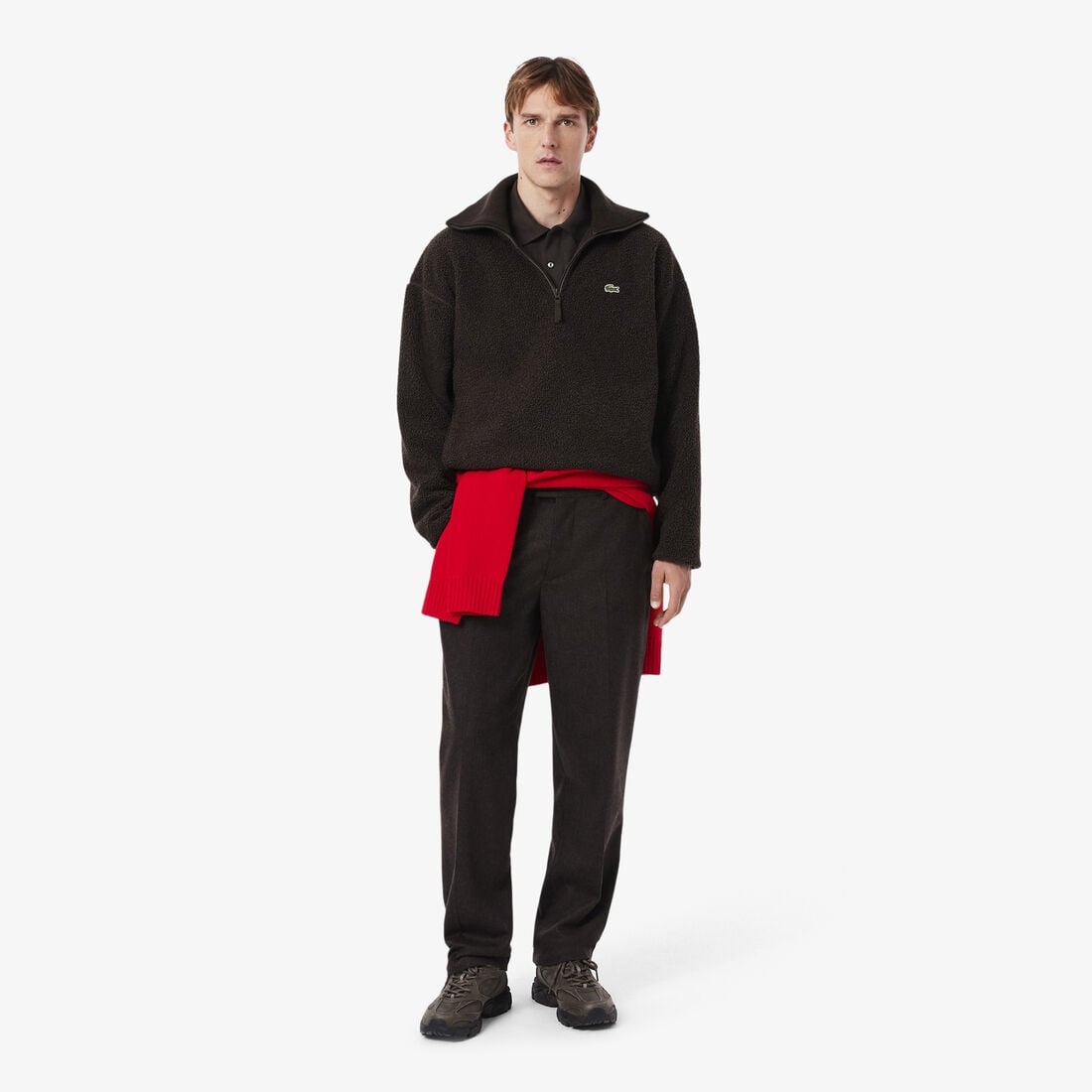 Classic Fit Long Sleeved L.12.12 Polo Shirt Classic Fit Long Sleeved L.12.12 Polo Shirt