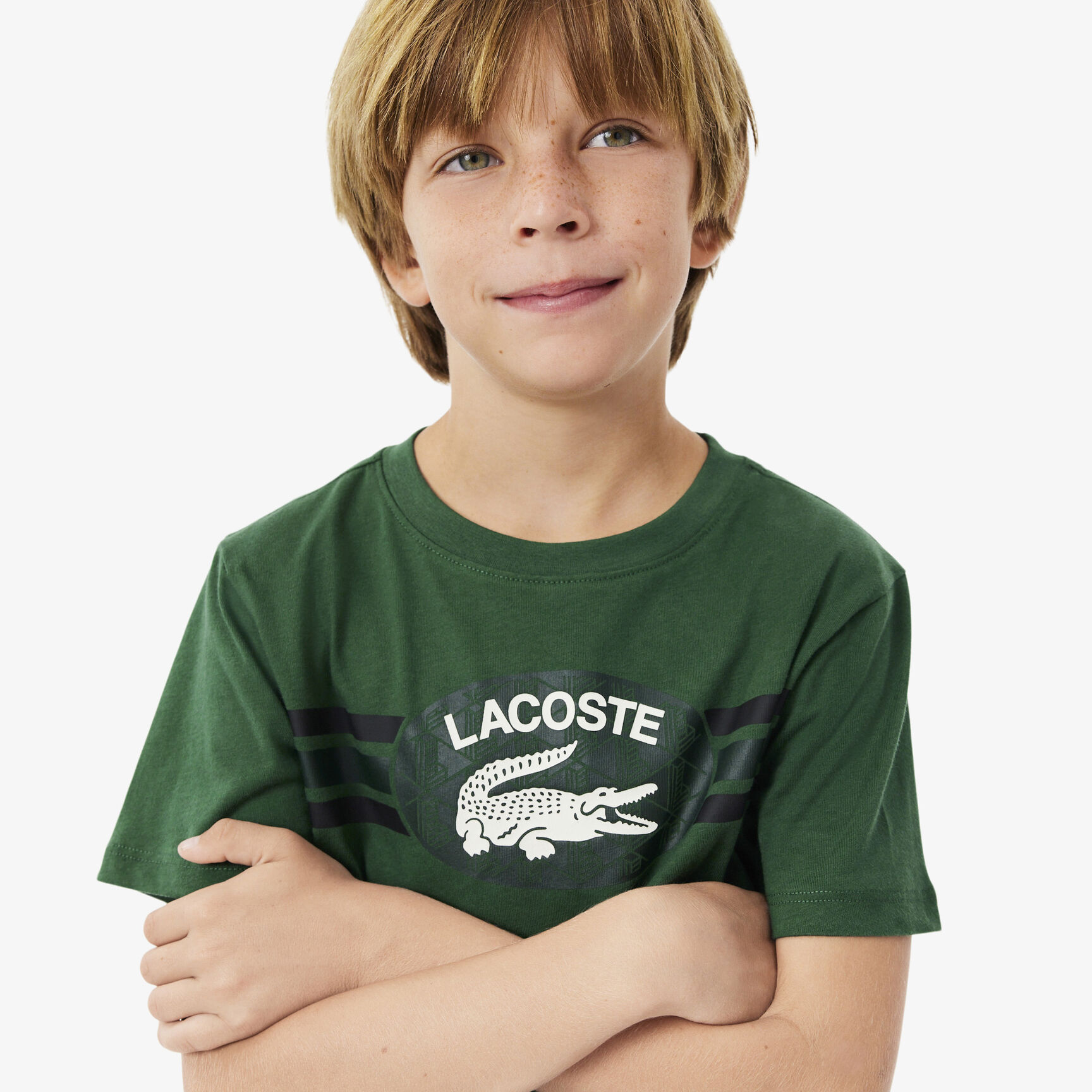 Monogram Print Cotton T-shirt