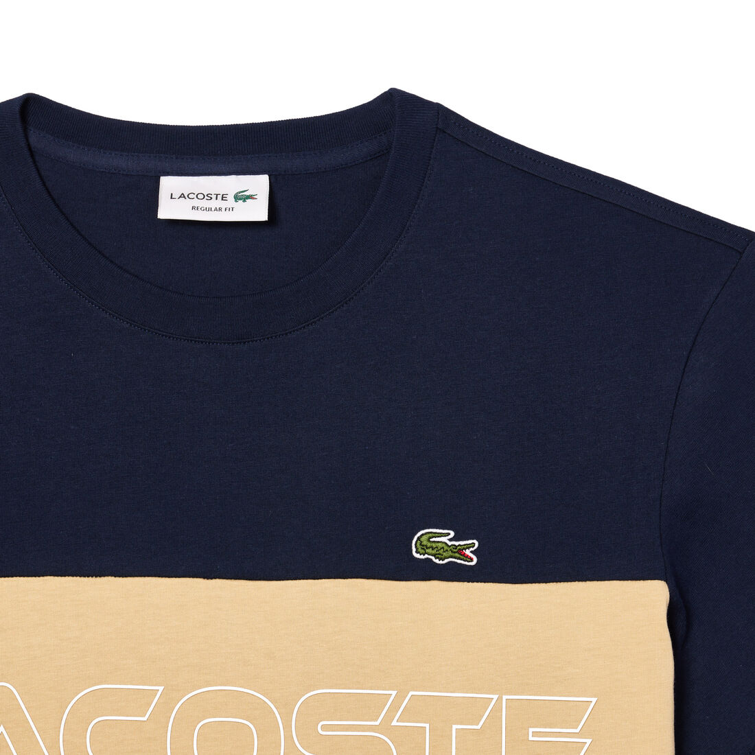 Lacoste Regular Fit Printed Colourblock T-shirt Lacoste Regular Fit Printed Colourblock T-shirt