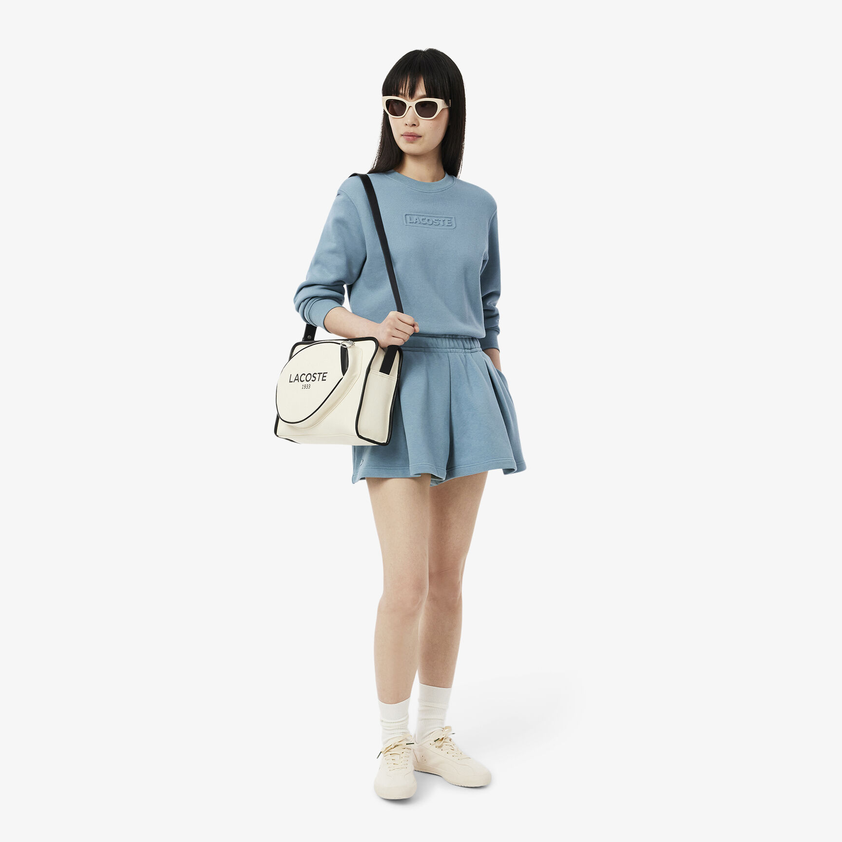 Pleated Fleece Shorts