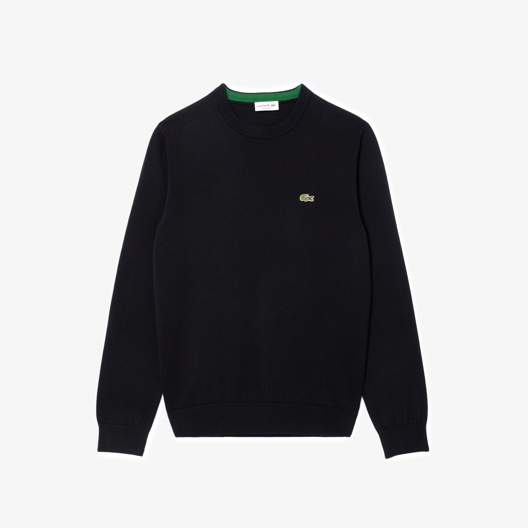 Monochrome Crew Neck Cotton Sweater 