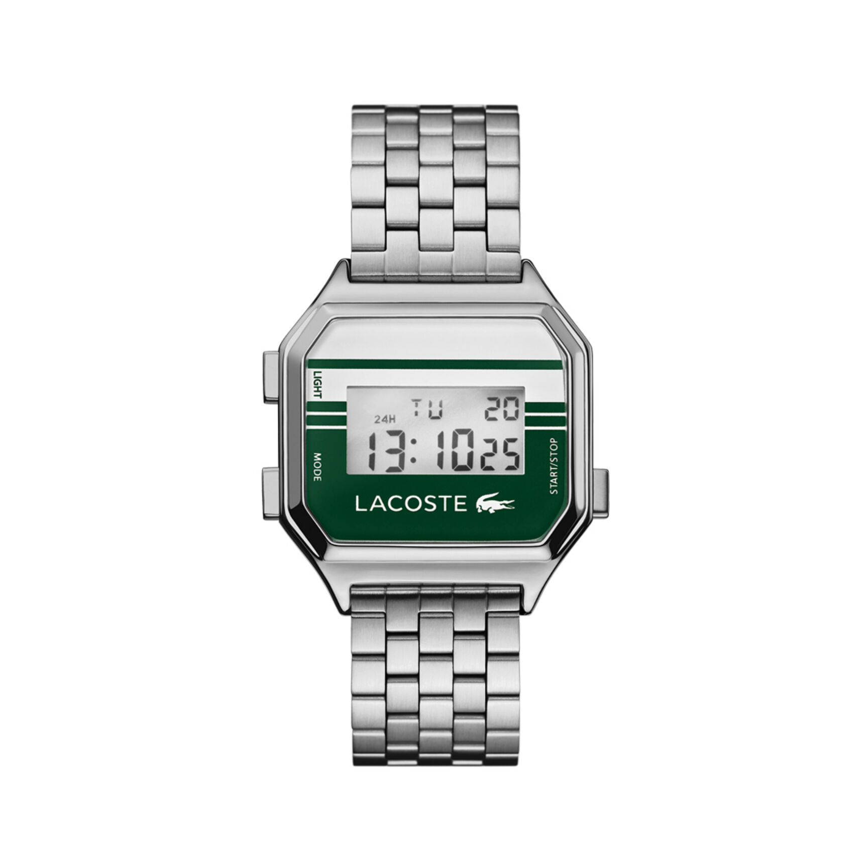 ساعة لاكوست بمينا أبيض للجنسين مجموعة Lacoste Berlin