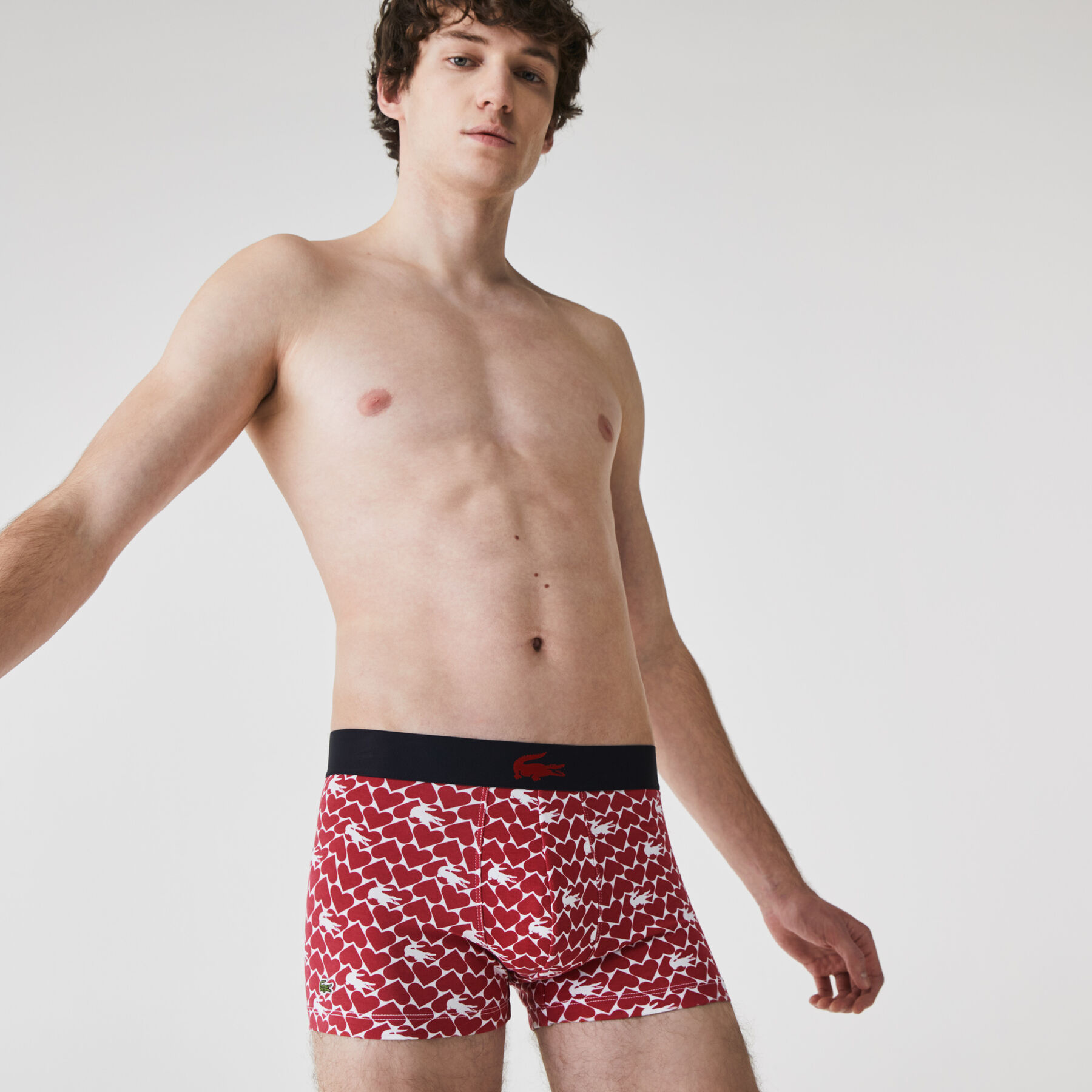 lacoste men s valentine s day stretch cotton trunk 3 pack