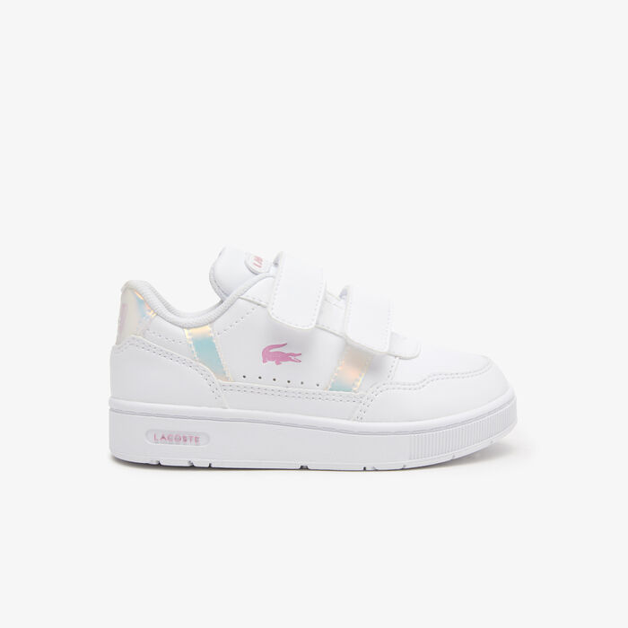 Infants' T-Clip Synthetic Popped Heel Trainers