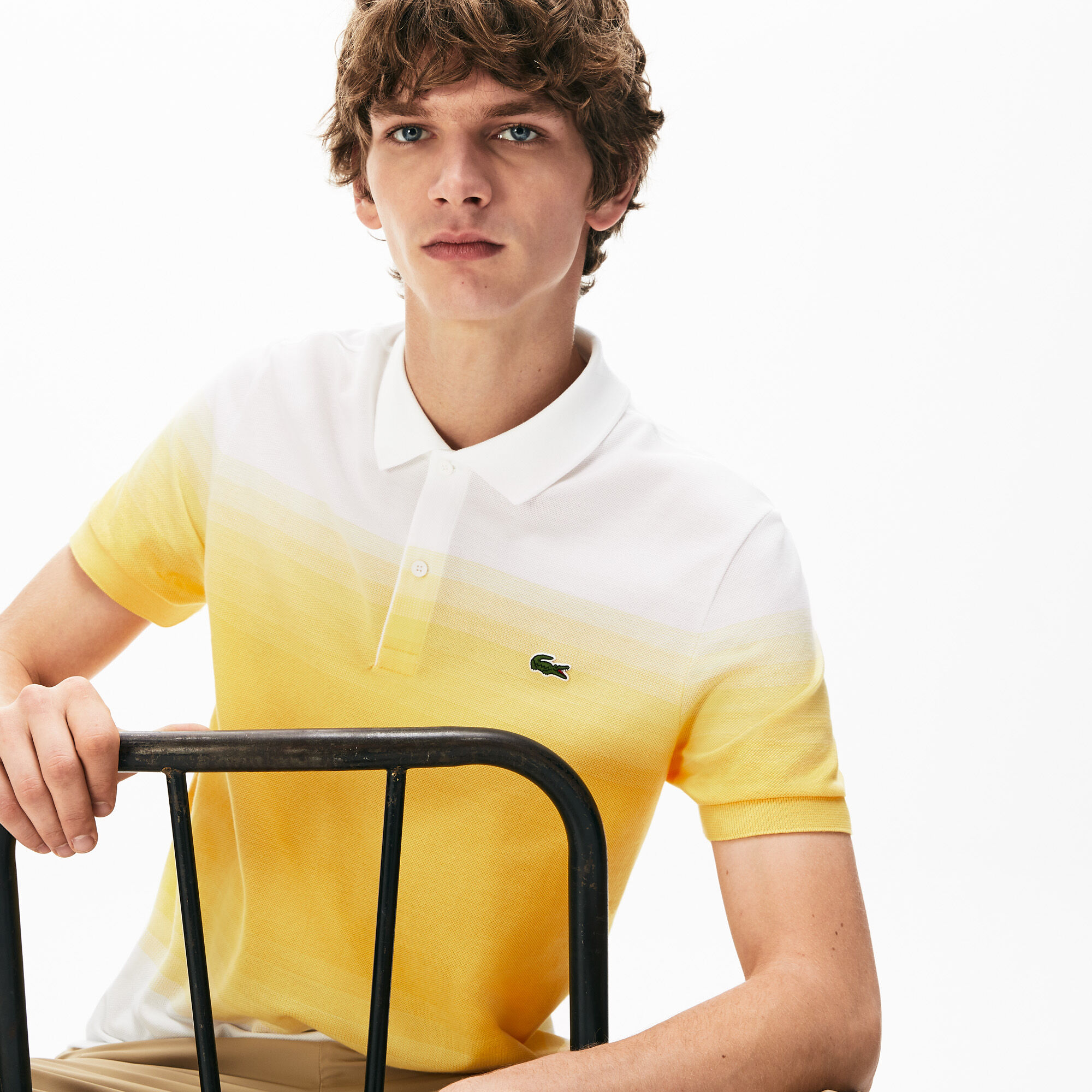 Men's Lacoste Made in France Cotton Piqué Regular Fit Polo Shirt Men's Lacoste Made in France Cotton Piqué Regular Fit Polo Shirt