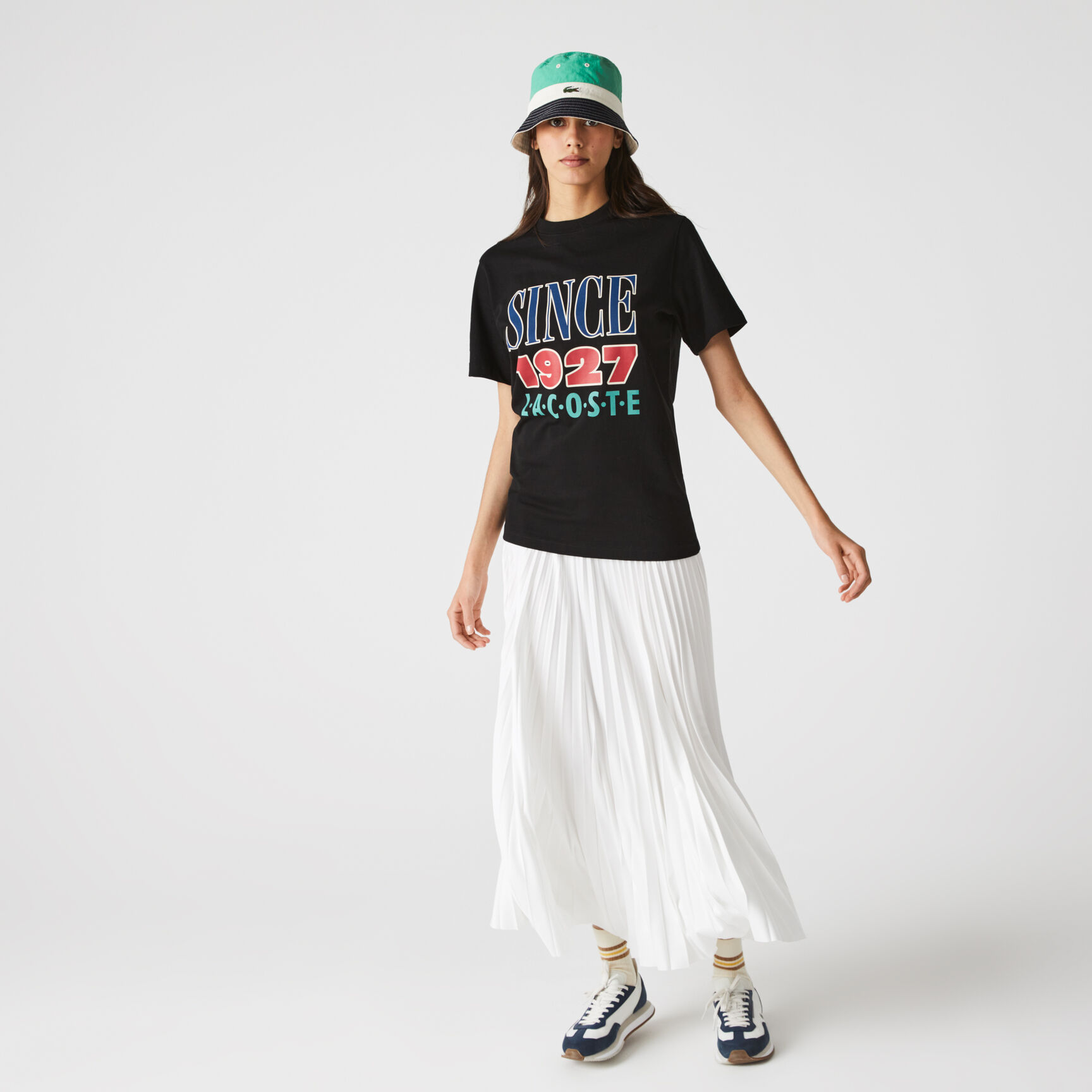 Unisex Lacoste LIVE Print Cotton T-shirt