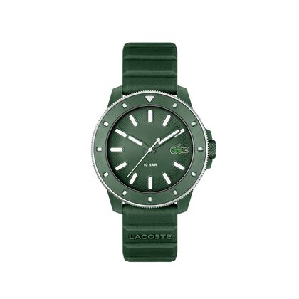 ساعة رجالية بحزام سيليكون