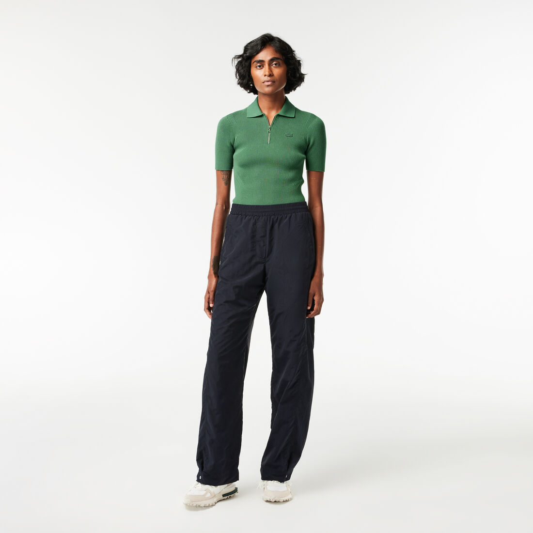 بنطال رياضي مبطن بنقشة شعار الماركة