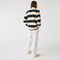 men s lacoste striped cotton rugby shirt