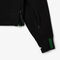 lacoste short cut cotton hoodie