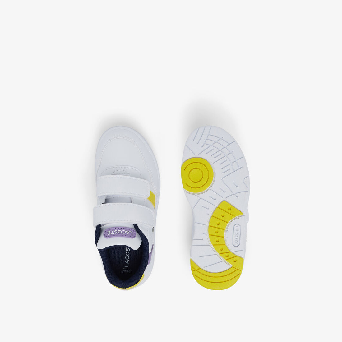 Infants' Lacoste T-Clip Synthetic Colour-Pop Trainers Infants' Lacoste T-Clip Synthetic Colour-Pop Trainers