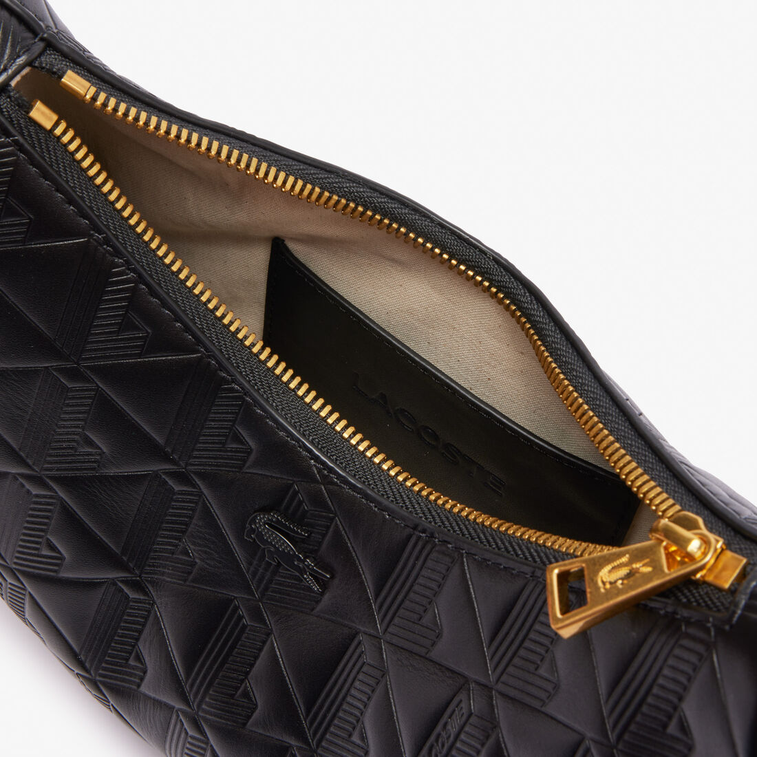 Maheki Embossed Leather Half Moon Purse Maheki Embossed Leather Half Moon Purse