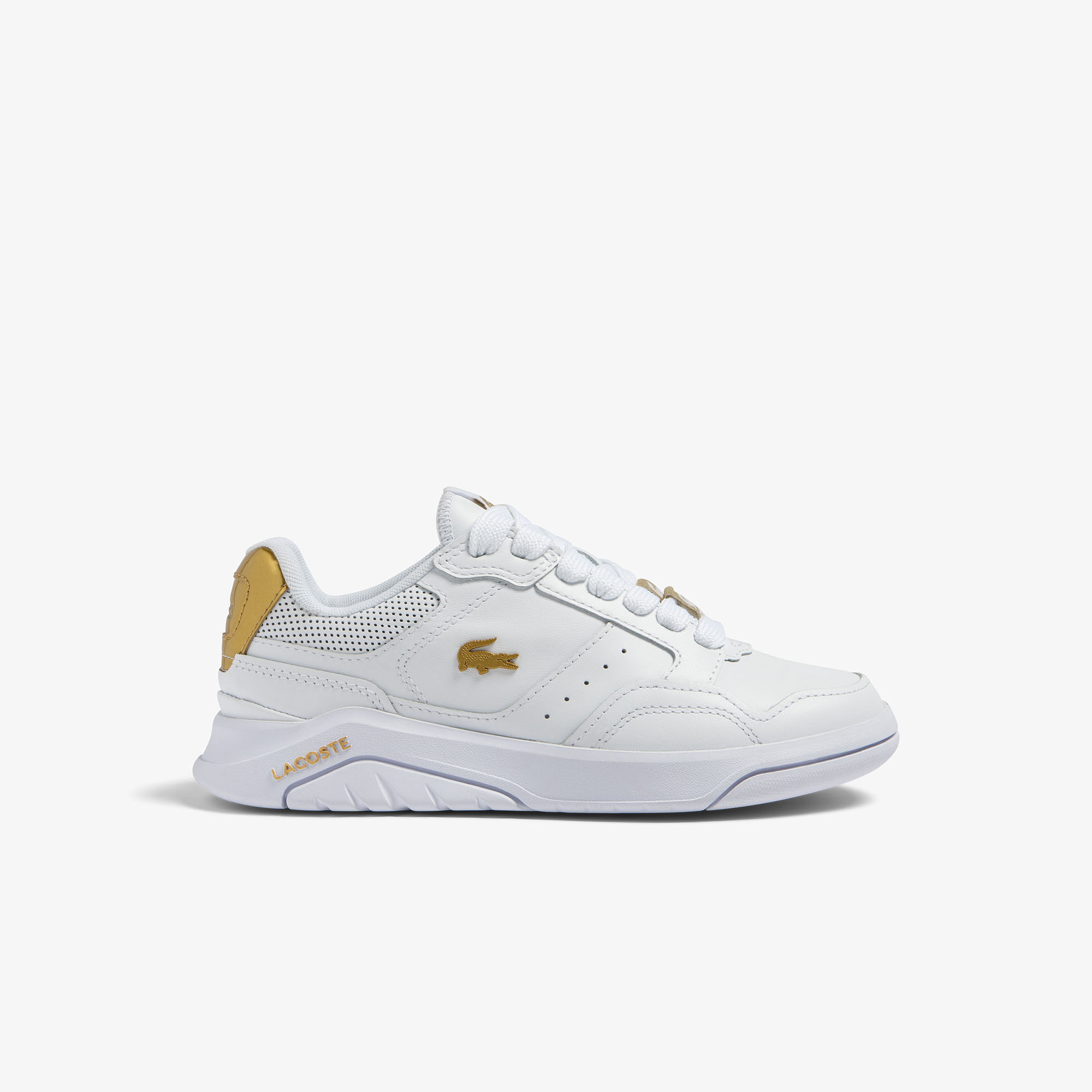 Women s Lacoste Game Advance Luxe Leather Trainers