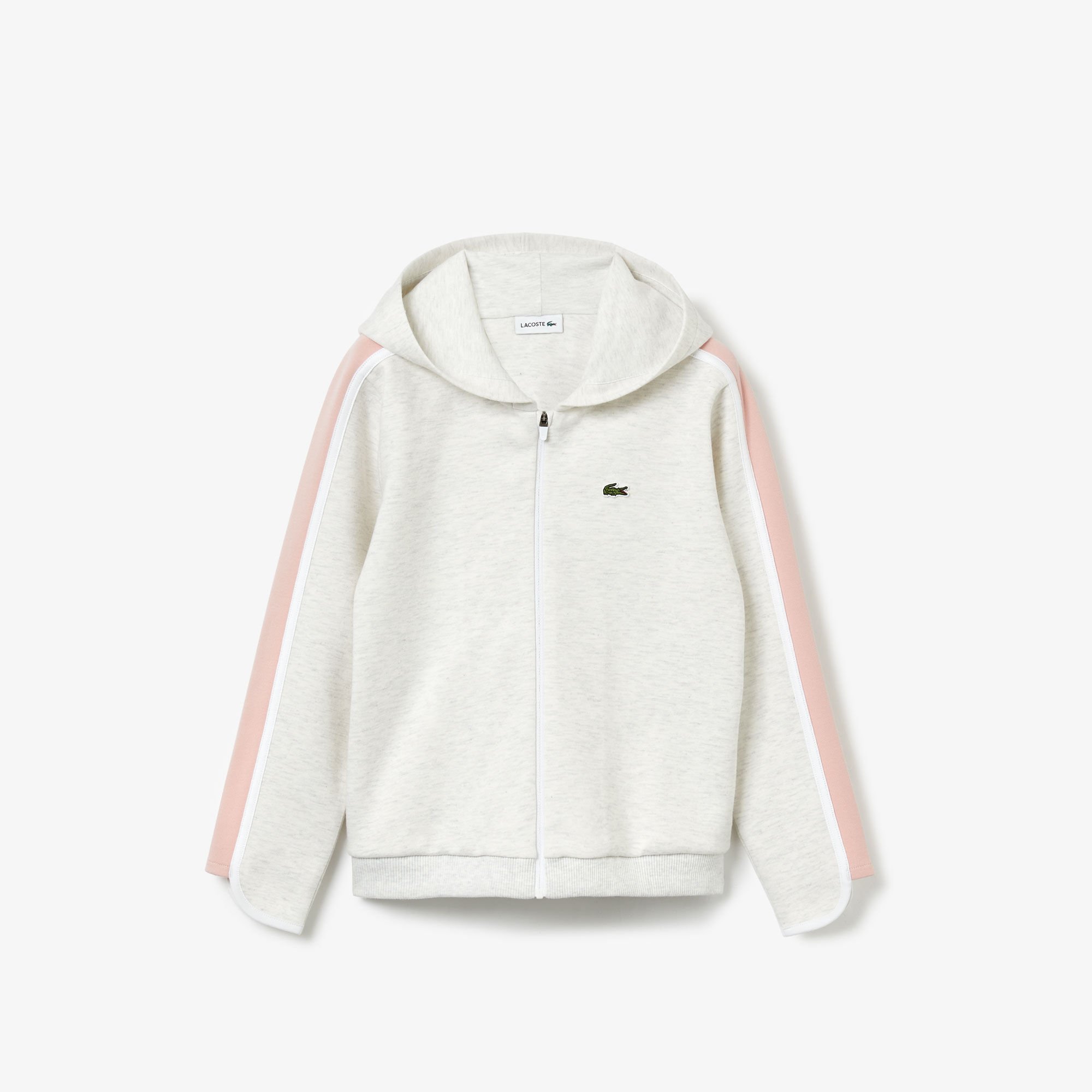 Girl’s Cotton Blend Hooded Zip Sweatshirt