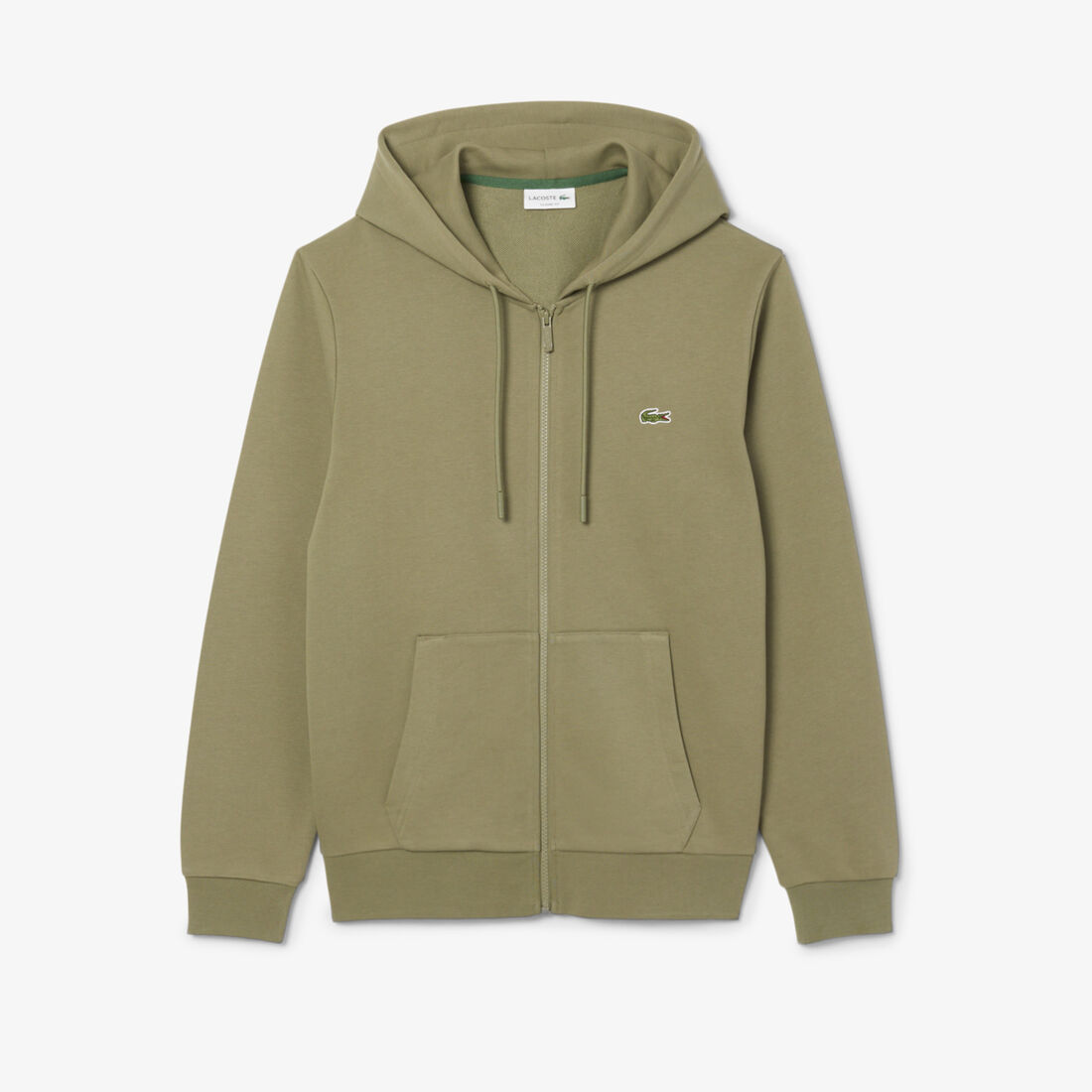 Classic Fit Zipped Fleece Sweatshirt Classic Fit Zipped Fleece Sweatshirt