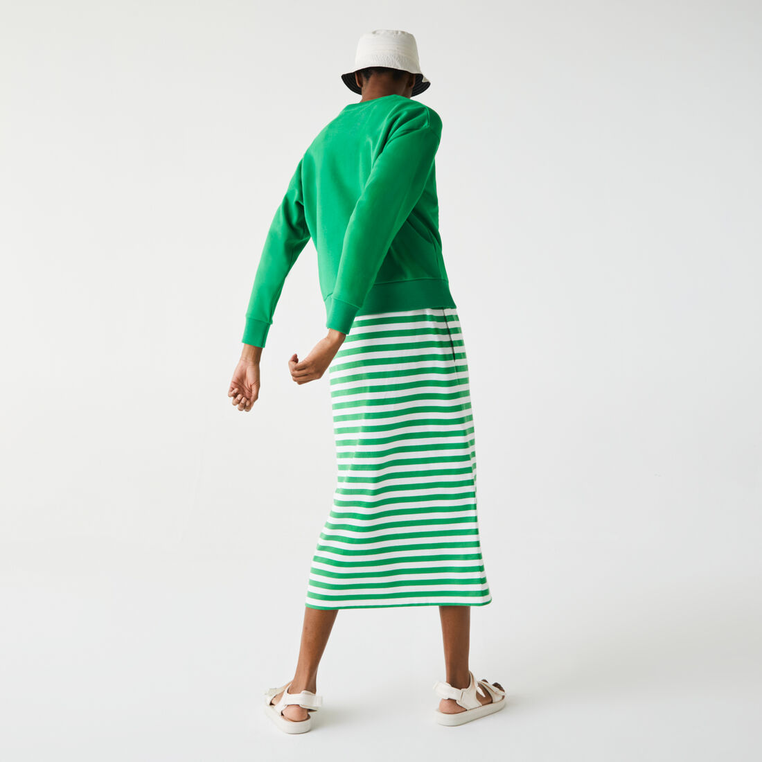 Women’s Crew Neck Crocodile Print Cotton Fleece Sweatshirt Women’s Crew Neck Crocodile Print Cotton Fleece Sweatshirt