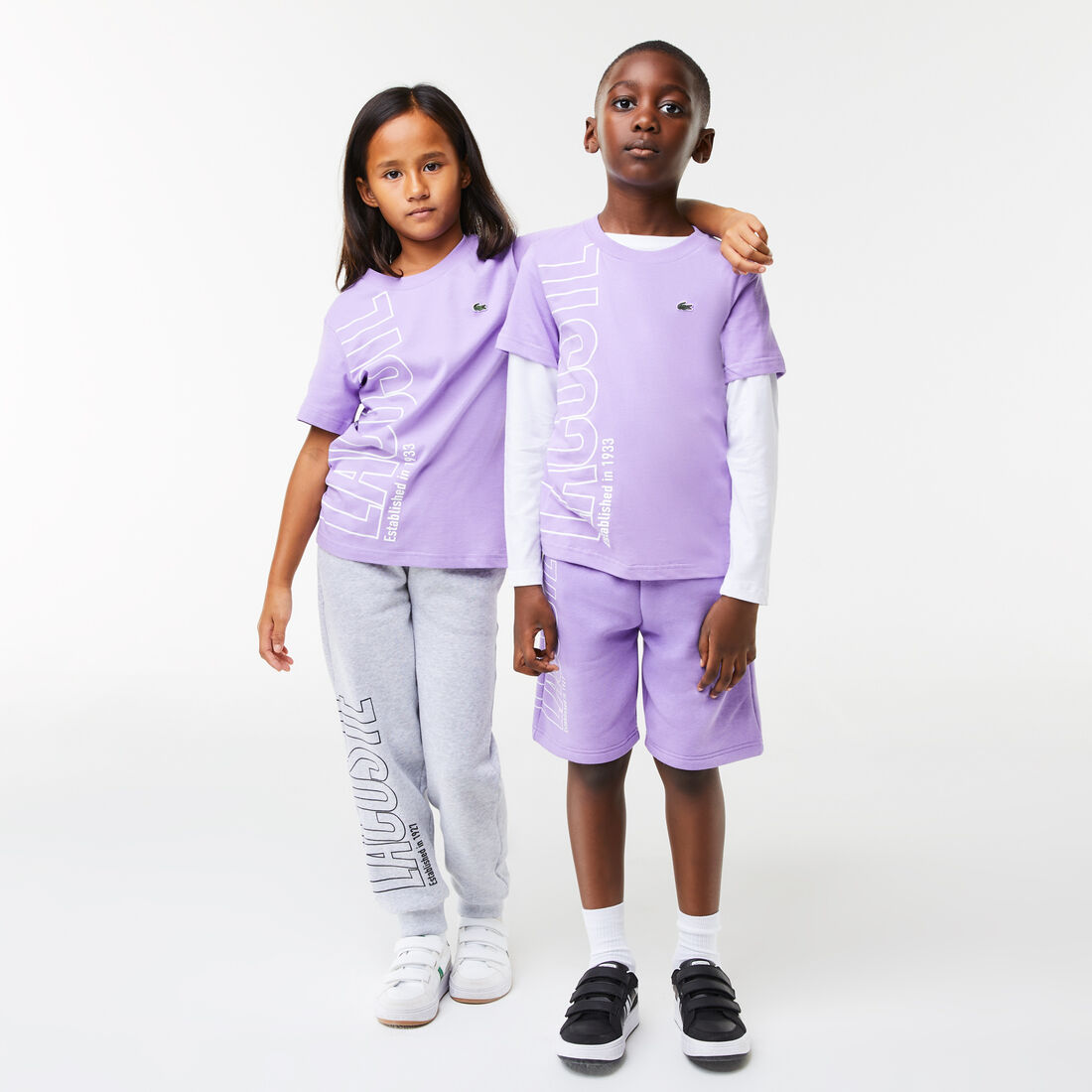 Kids' Lacoste Oversised Logo Cotton Jersey T-shirt Kids' Lacoste Oversised Logo Cotton Jersey T-shirt