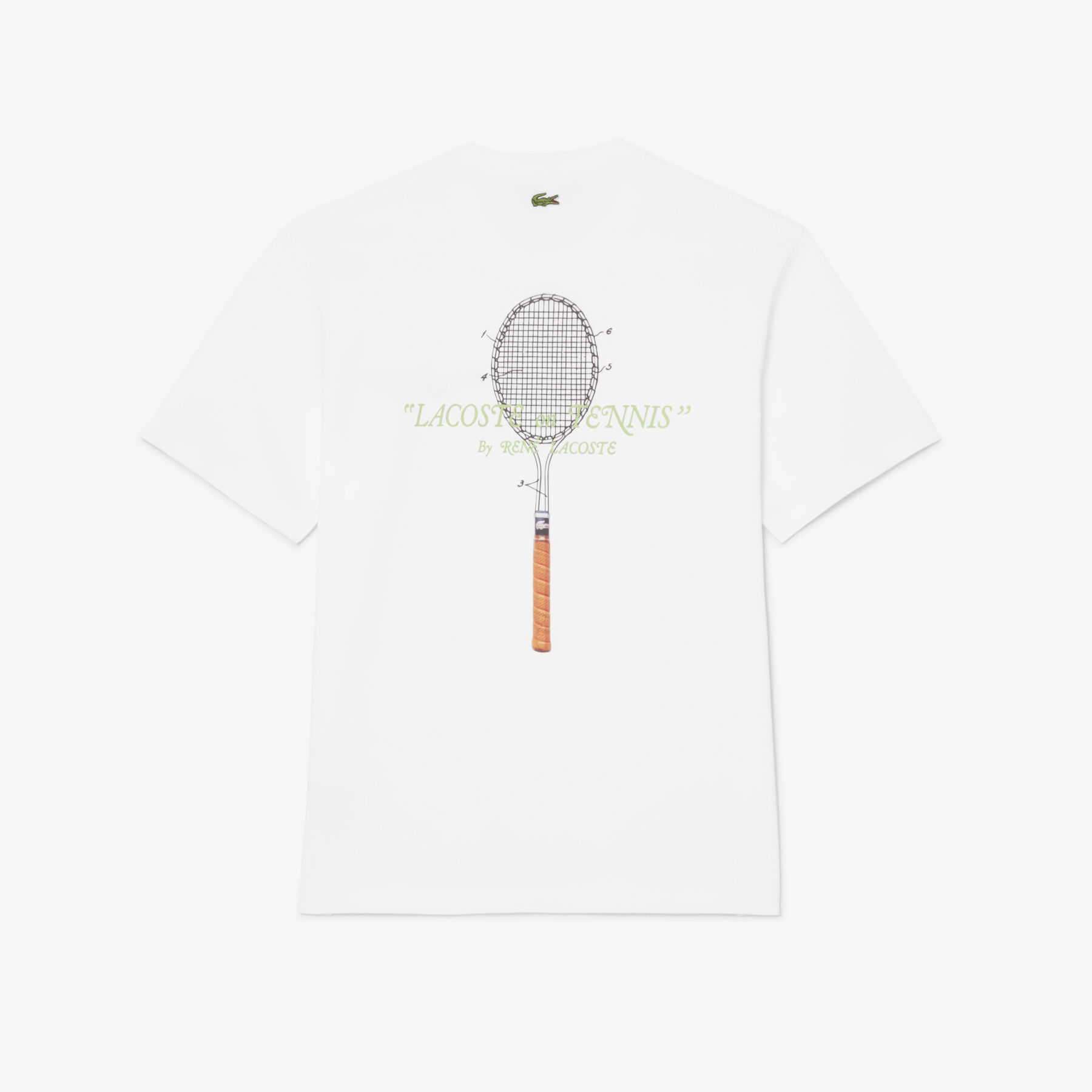 Embroidered Cotton T-shirt lacoste embroidered cotton t shirt