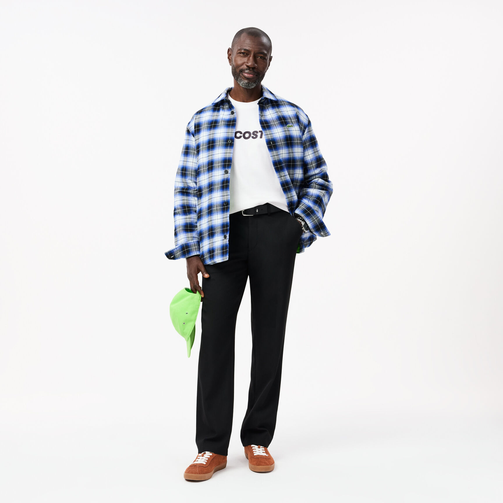 تي شيرت بشعار كلاسيكي من القطن الثقيل