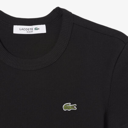 Slim Fit Ribbed Cotton T-shirt Slim Fit Ribbed Cotton T-shirt