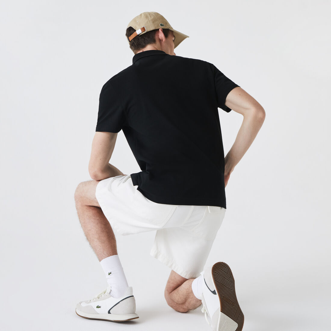 تيشيرت بولو تنس نسيج قطن خفيف بقصة عادية للرجال مجموعة Lacoste SPORT تيشيرت بولو تنس نسيج قطن خفيف بقصة عادية للرجال مجموعة Lacoste SPORT